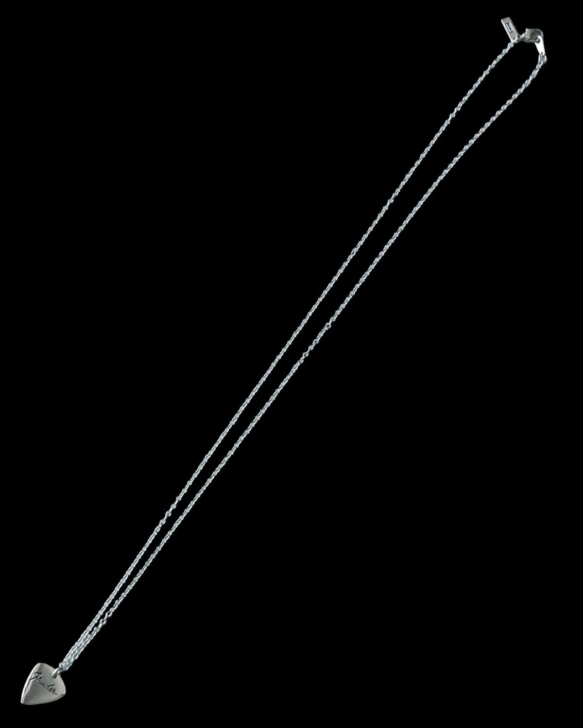 Number (N)ine Fender Logo Silver Necklace Size ONE SIZE - 7 Thumbnail