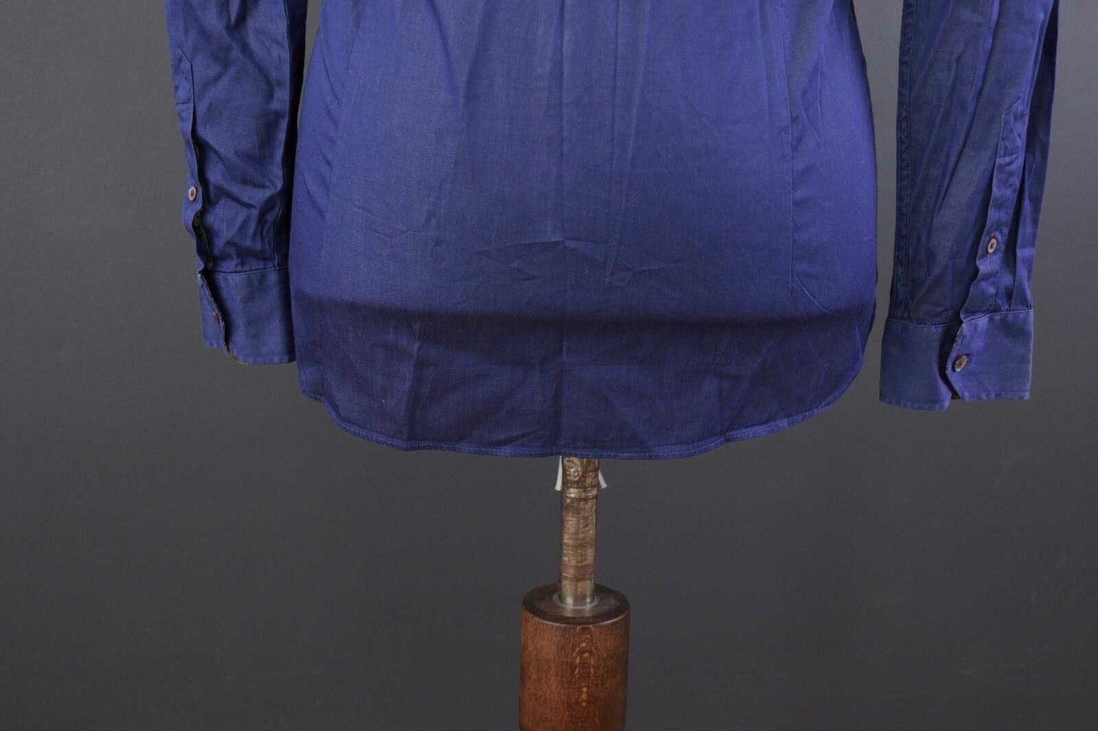 Ted Baker Ted Baker London Blue Floral Collar Dress Shirt Size 3 Size US M / EU 48-50 / 2 - 9 Thumbnail