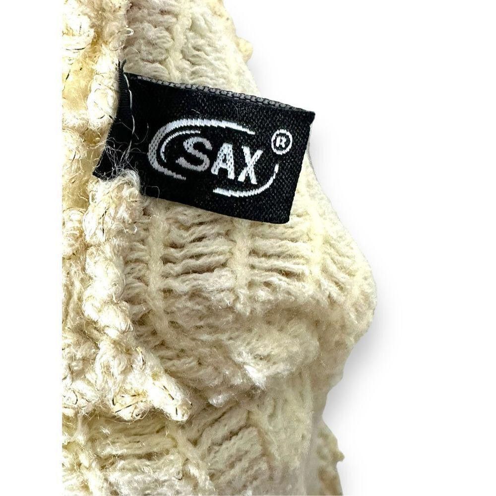 Designer Cream and Gold Metallic Super Soft Poncho New Size ONE SIZE - 3 Thumbnail
