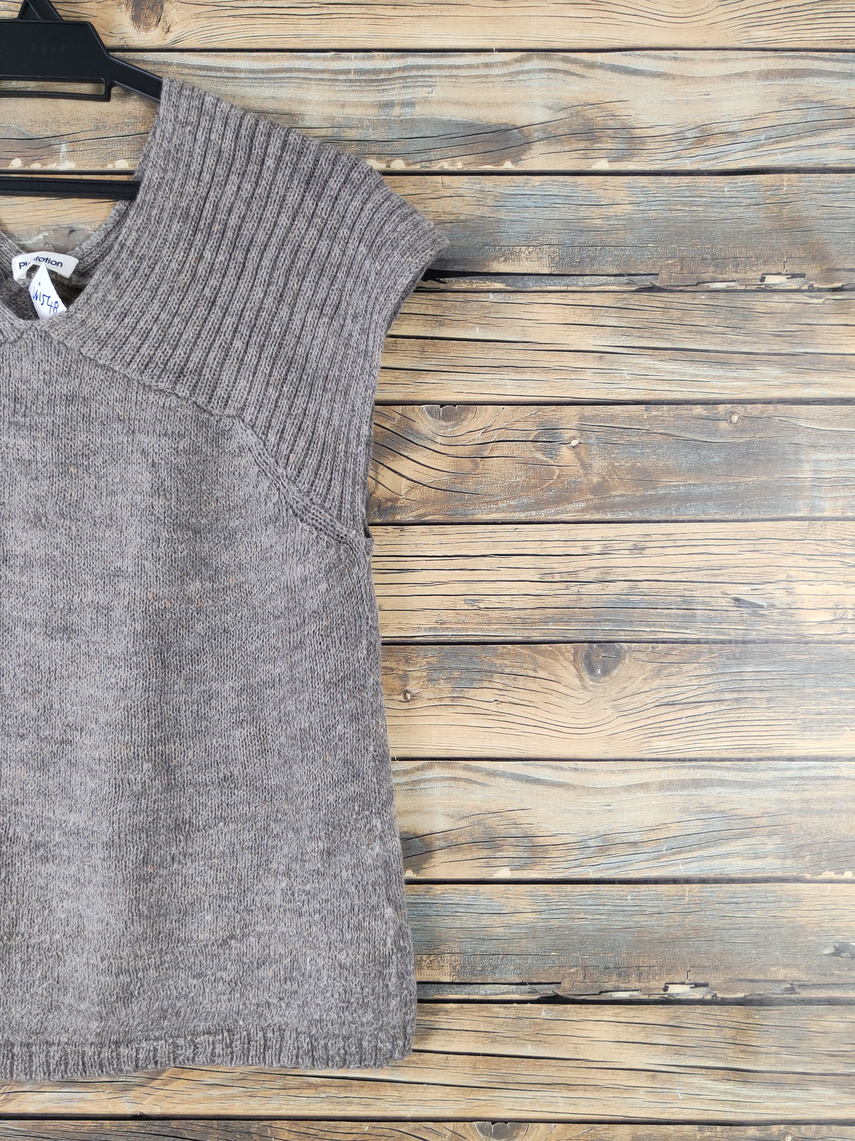 Issey Miyake D Plantation issey miyake Gray Knitwear Tank Tops #W1548 Size M / US 6-8 / IT 42-44 - 5 Thumbnail