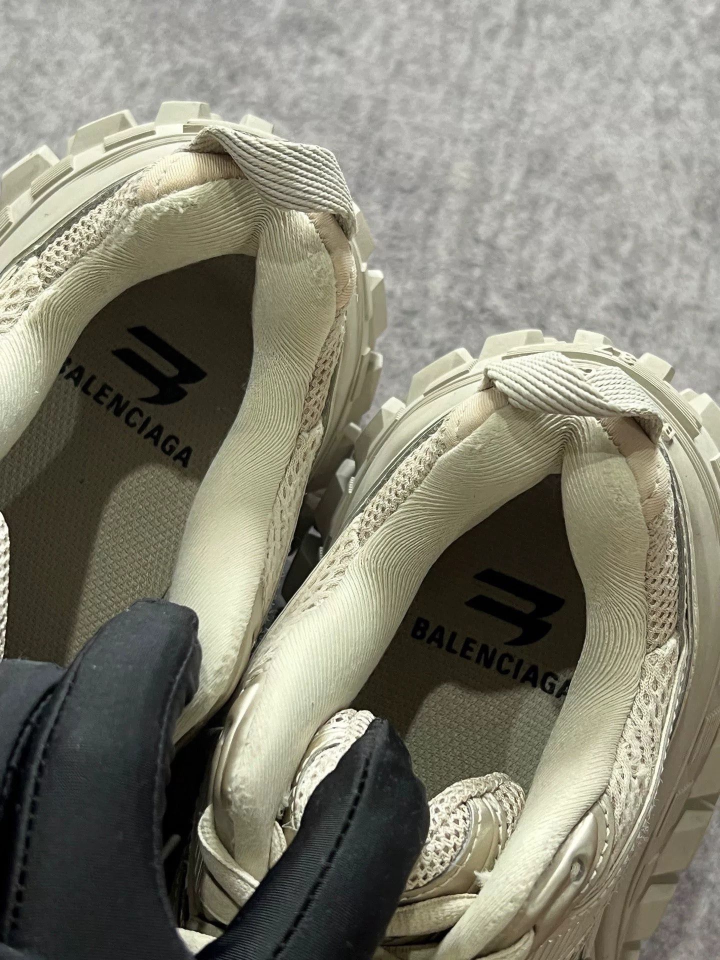 Balenciaga Balenciaga Beige Tire Dad Shoes Size US S / EU 44-46 / 1 - 7 Thumbnail