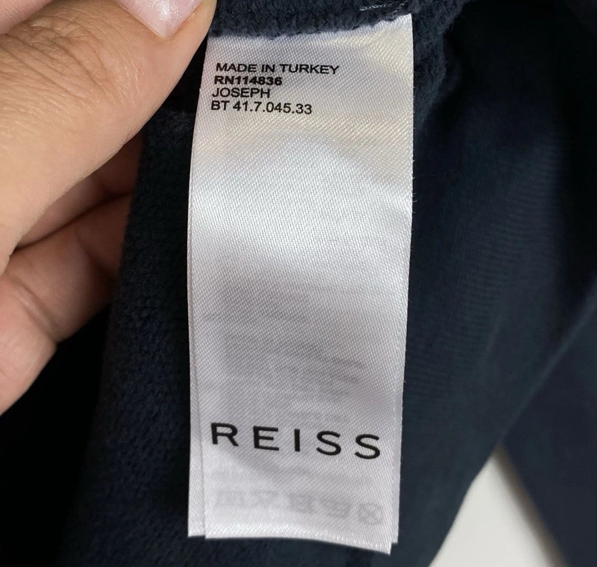 Reiss REISS Joseph Crew Neck Sweatshirt Jumper Long Sleeve Blue Size US M / EU 48-50 / 2 - 6 Thumbnail