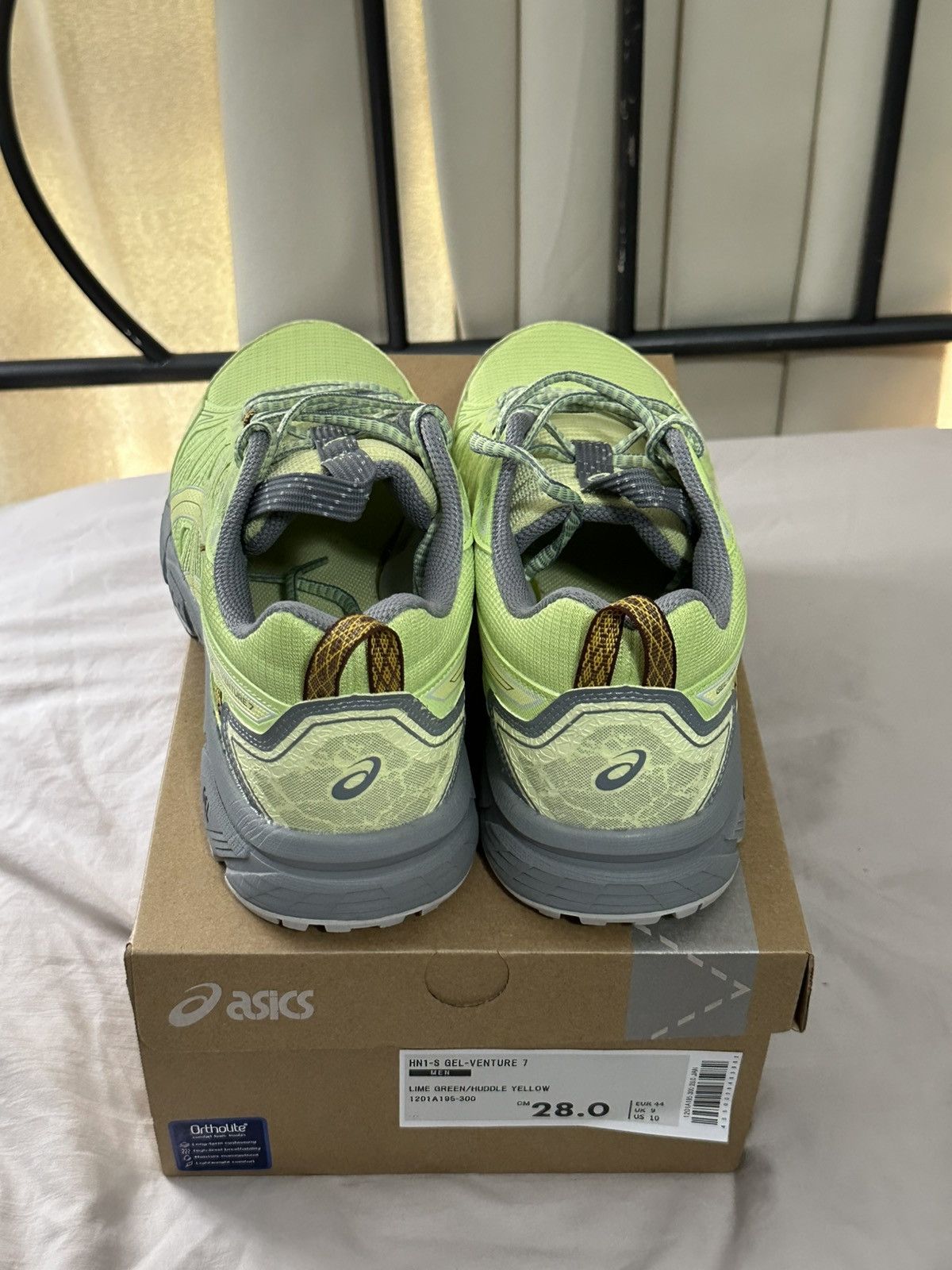 Asics × Kiko Kostadinov HN1-S Gel-Venture 7 Lime Green Size US 10 / EU 43 - 3 Thumbnail