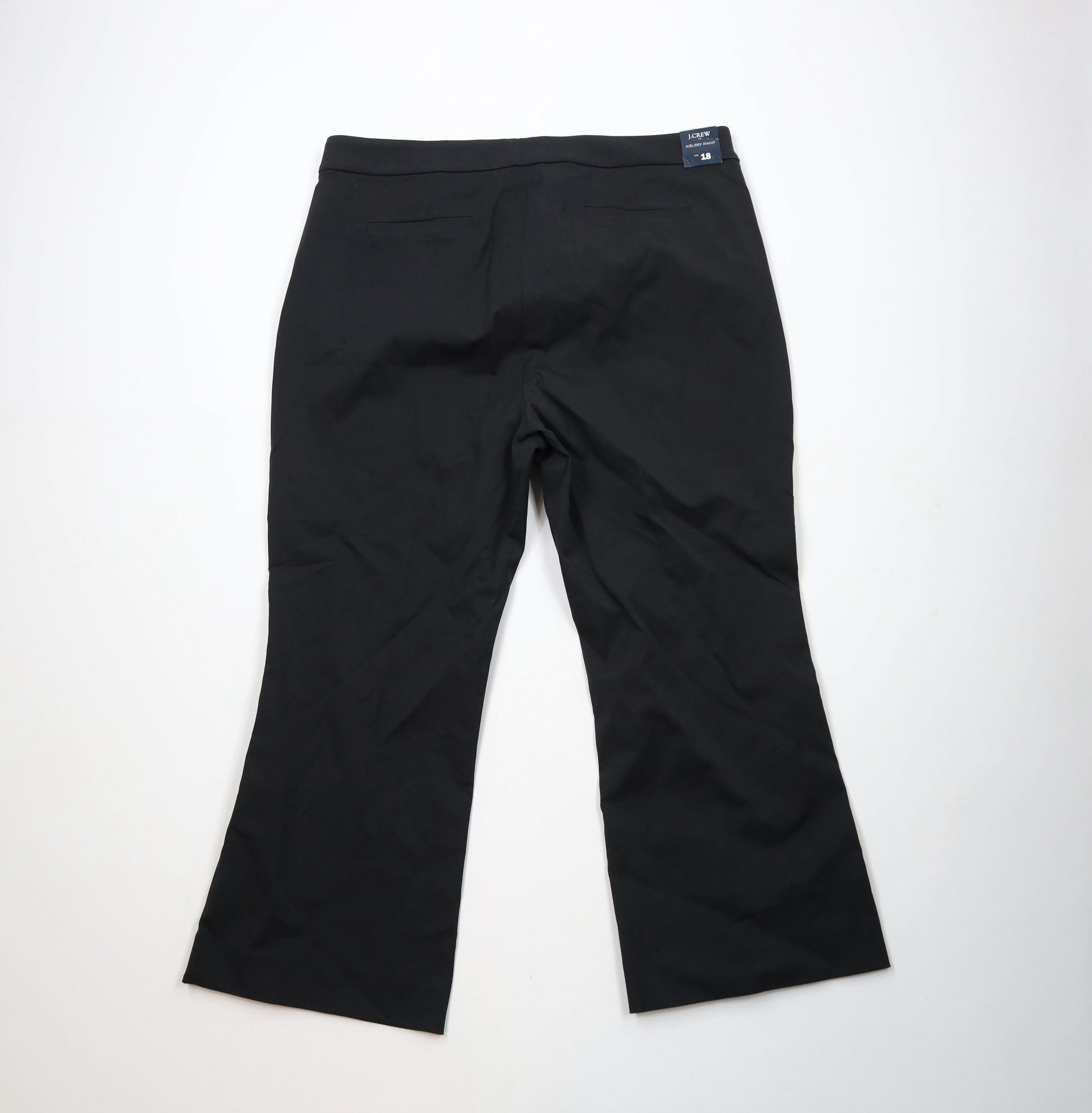 J.Crew × Vintage New J Crew Stretch Flared Wide Leg Kelsey Chino Pants Black Size 40" / US 18 - 8 Thumbnail