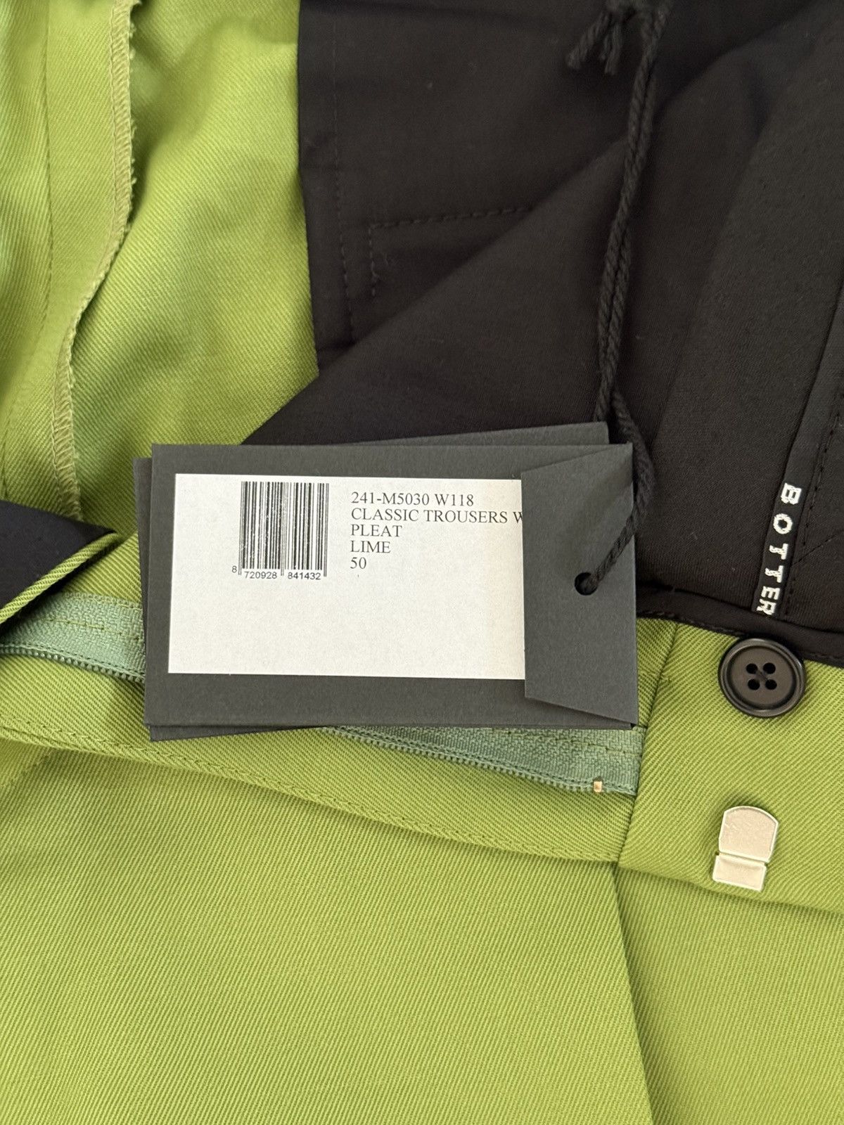 BOTTER Botter Pleated Trousers (Lime) Size US 33 - 7 Thumbnail