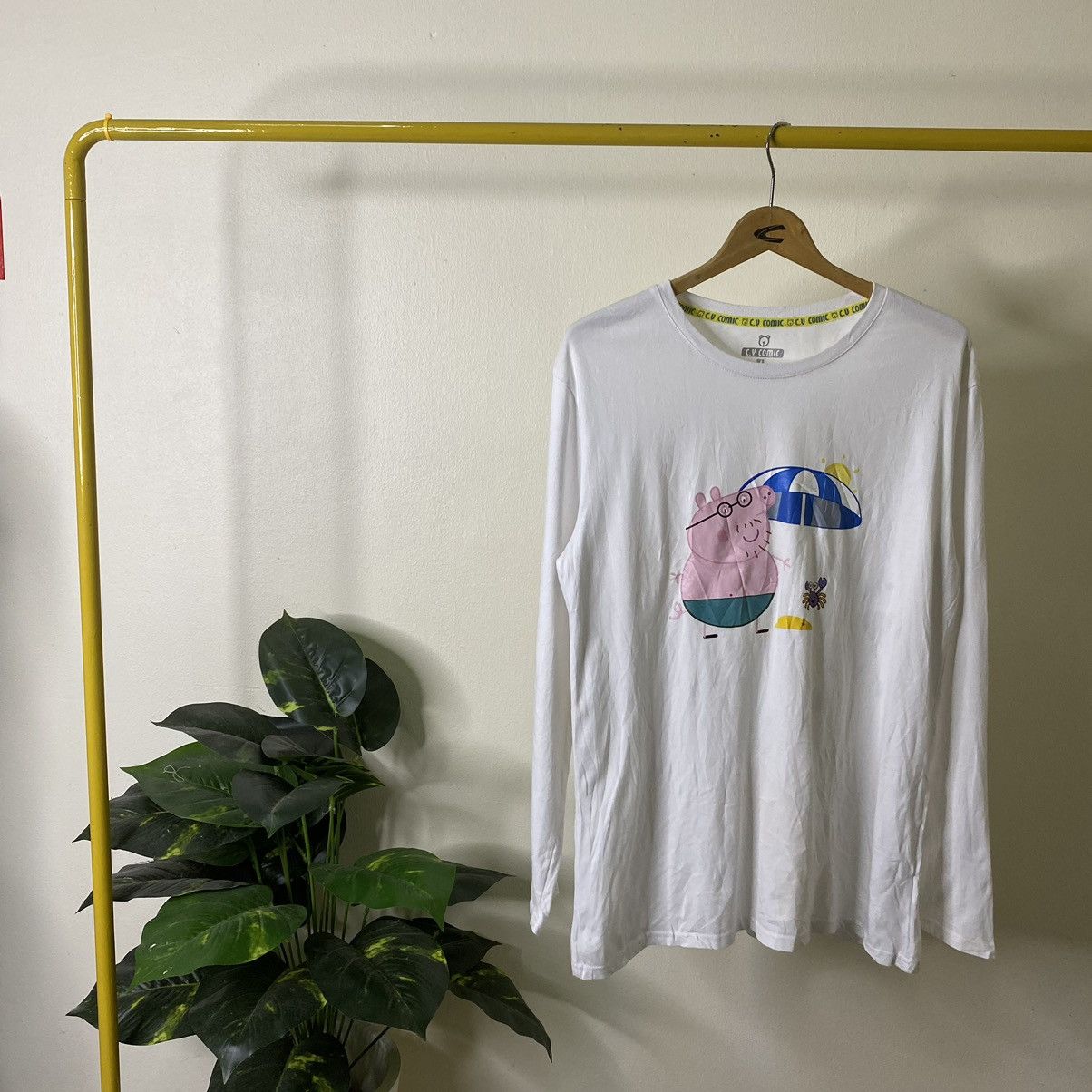 Anime × Japanese Brand CY Comic Peppa Pig Animated Series LS Tee Size US L / EU 52-54 / 3 - 1 Thumbnail