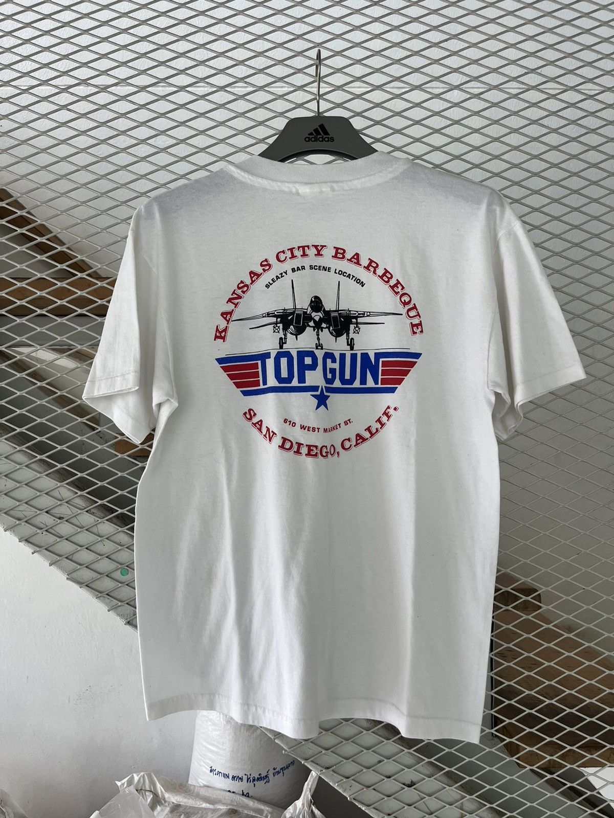Vintage Vintage TOP GUN Kansas City Barbeque 90’s Tshirt Size US M / EU 48-50 / 2 - 3 Thumbnail