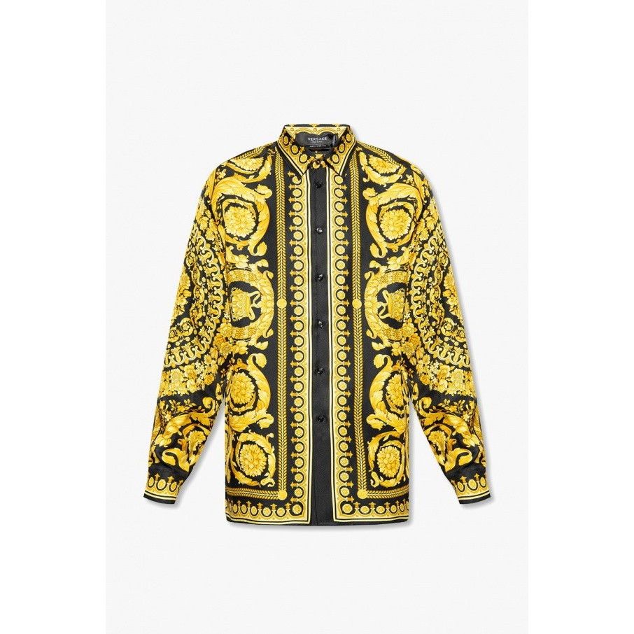 Versace VERSACE Multicolor Silk Shirt New & Authentic (Men's size:XL Size US XL / EU 56 / 4 - 1 Preview