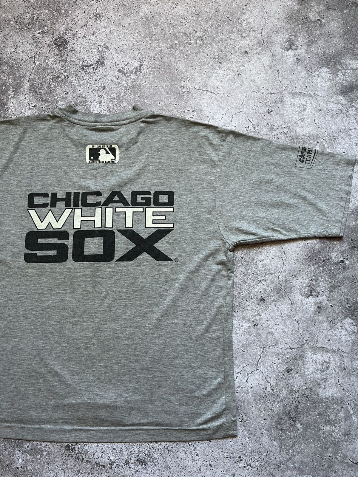 MLB Vintage 90s Chicago White Sox Tim Raines Rock of Ages Size US L / EU 52-54 / 3 - 14 Thumbnail