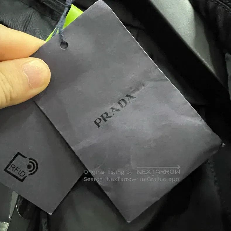 Prada Prada Black pocket triangle windbreaker jacket Size US M / EU 48-50 / 2 - 7 Thumbnail