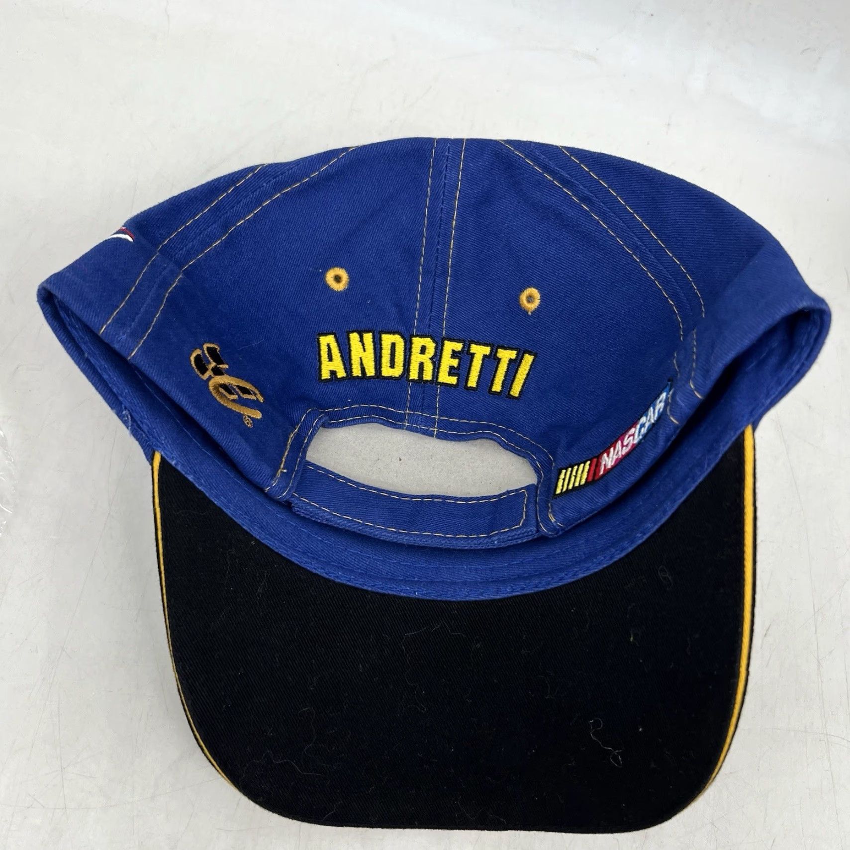 Vintage VINTAGE Chase Petty Racing Andretti #43 NASCAR Baseball Cap Adjustable Blue Geometric Men’s One Size Size ONE SIZE - 4 Thumbnail