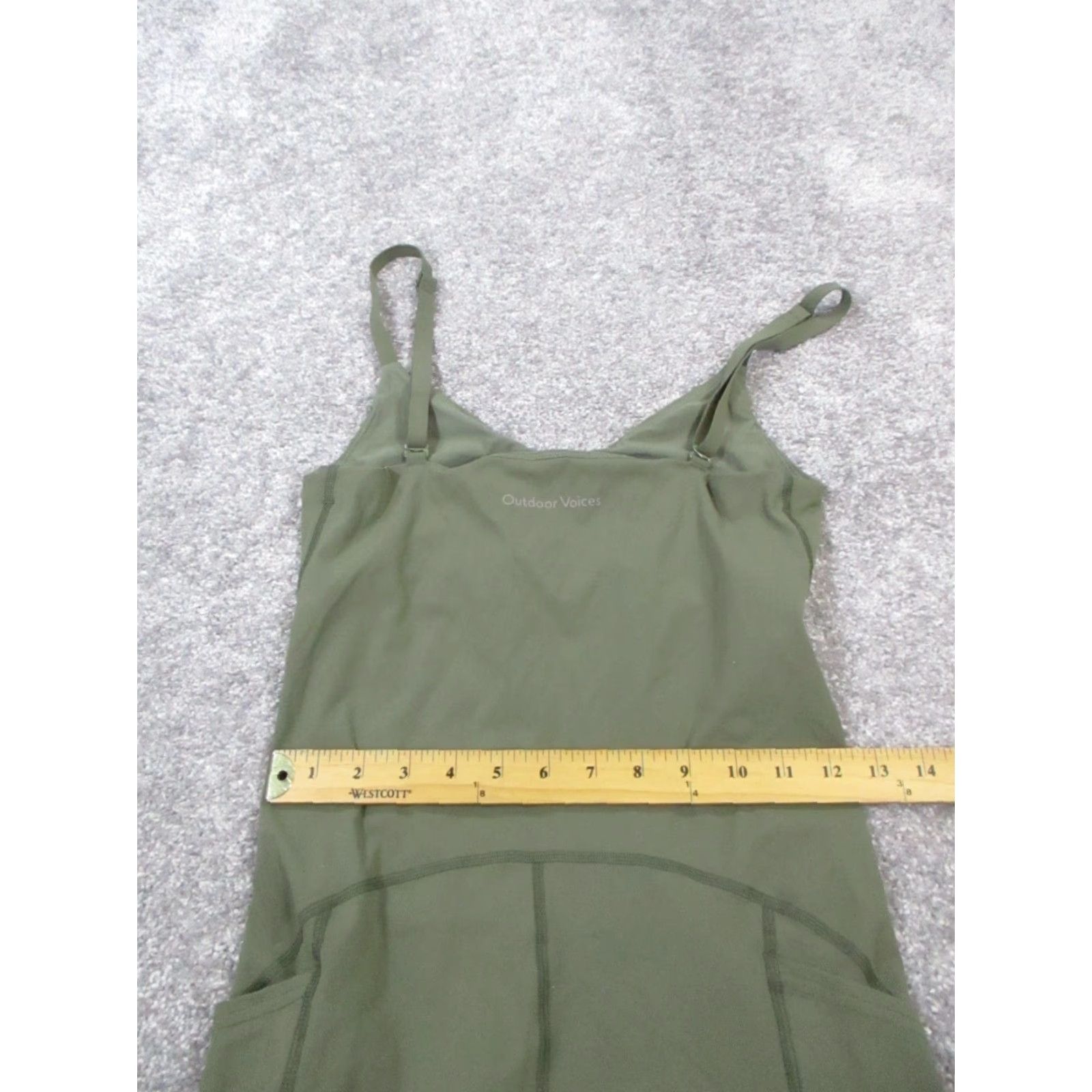 Outdoor Voices VINTAGE Outdoor Voices Yoga Romper Womens Small Sleeveless Green Activewear Spring Summer Dress Gym Athletic Size S / US 4 / IT 40 - 7 Thumbnail