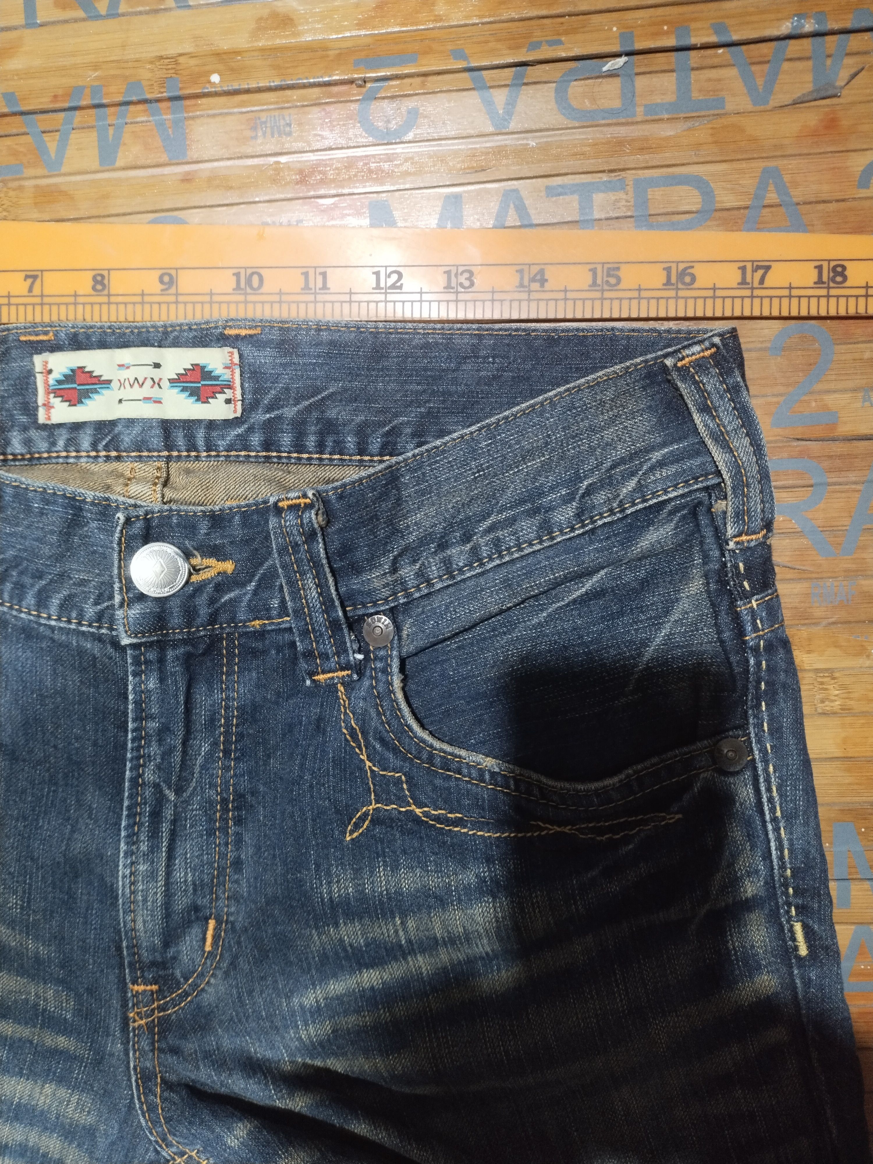 Edwin × Vintage Vintage Edwin Xu XWX Sz 32" Size US 32 / EU 48 - 7 Thumbnail