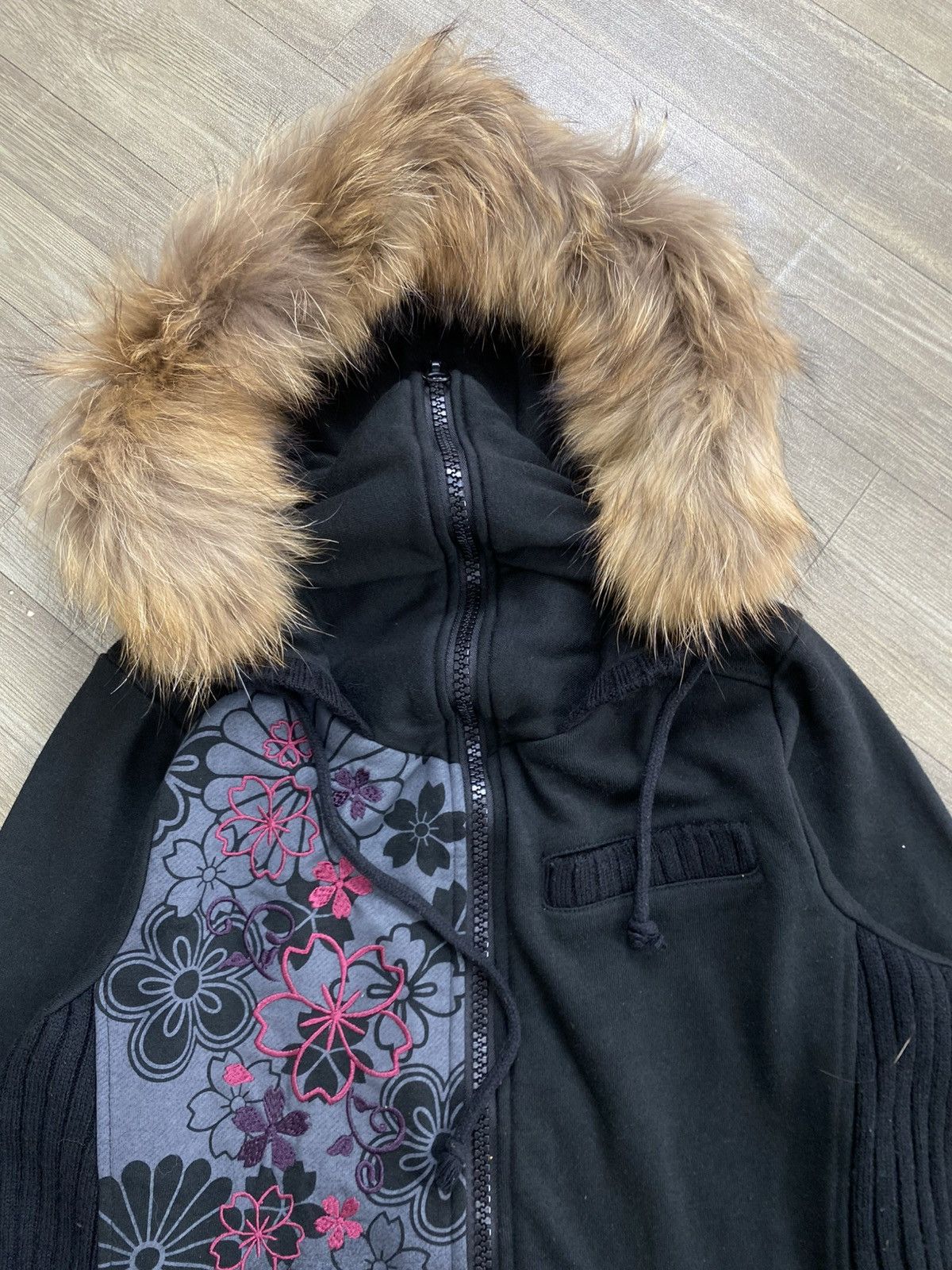 Karakuri Tamashii 2000s Miyabi Florals Ifsixwasnine Lgb Style Fur Bono Jacket Size US L / EU 52-54 / 3 - 5 Thumbnail