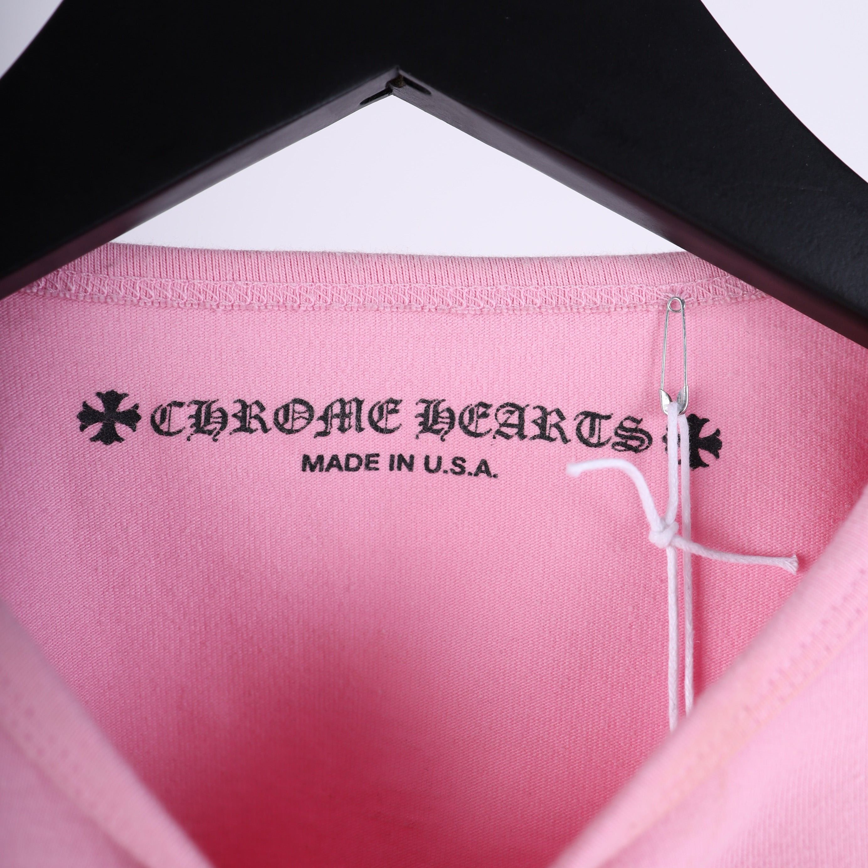 Chrome Hearts CH MATTY BOY PINK CROP TOP FLAMES Size S / US 4 / IT 40 - 5 Thumbnail