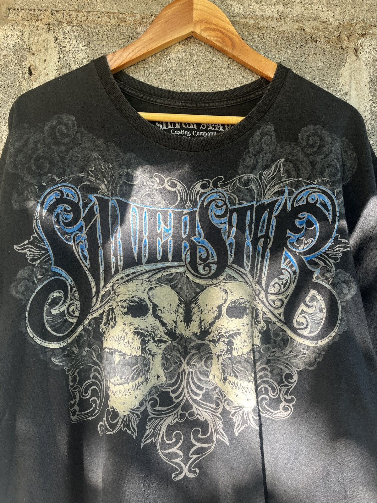 Vintage Silver star y2k tee Size US XL / EU 56 / 4 - 2 Thumbnail