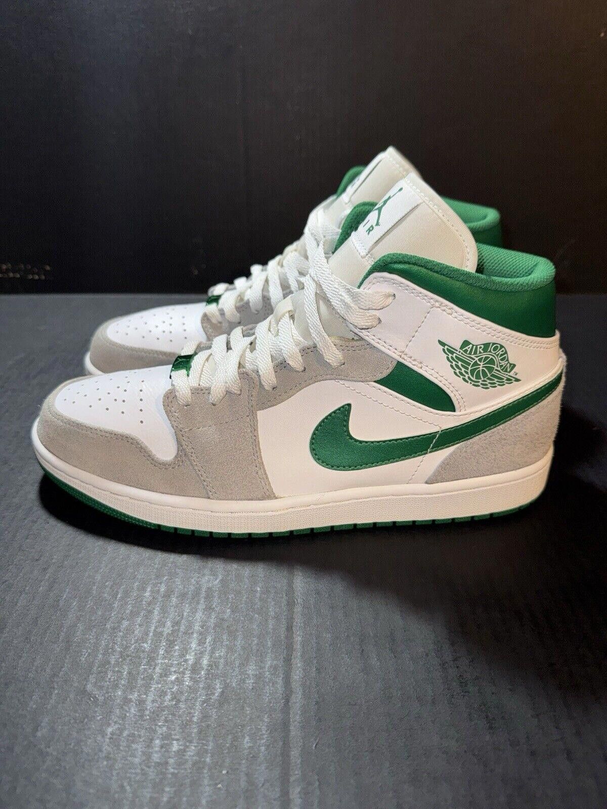 Jordan Brand Nike Air Jordan 1 Mid SE Grey Pine Green DC7294-103 - Sz 10 Size US 10 / EU 43 - 5 Thumbnail