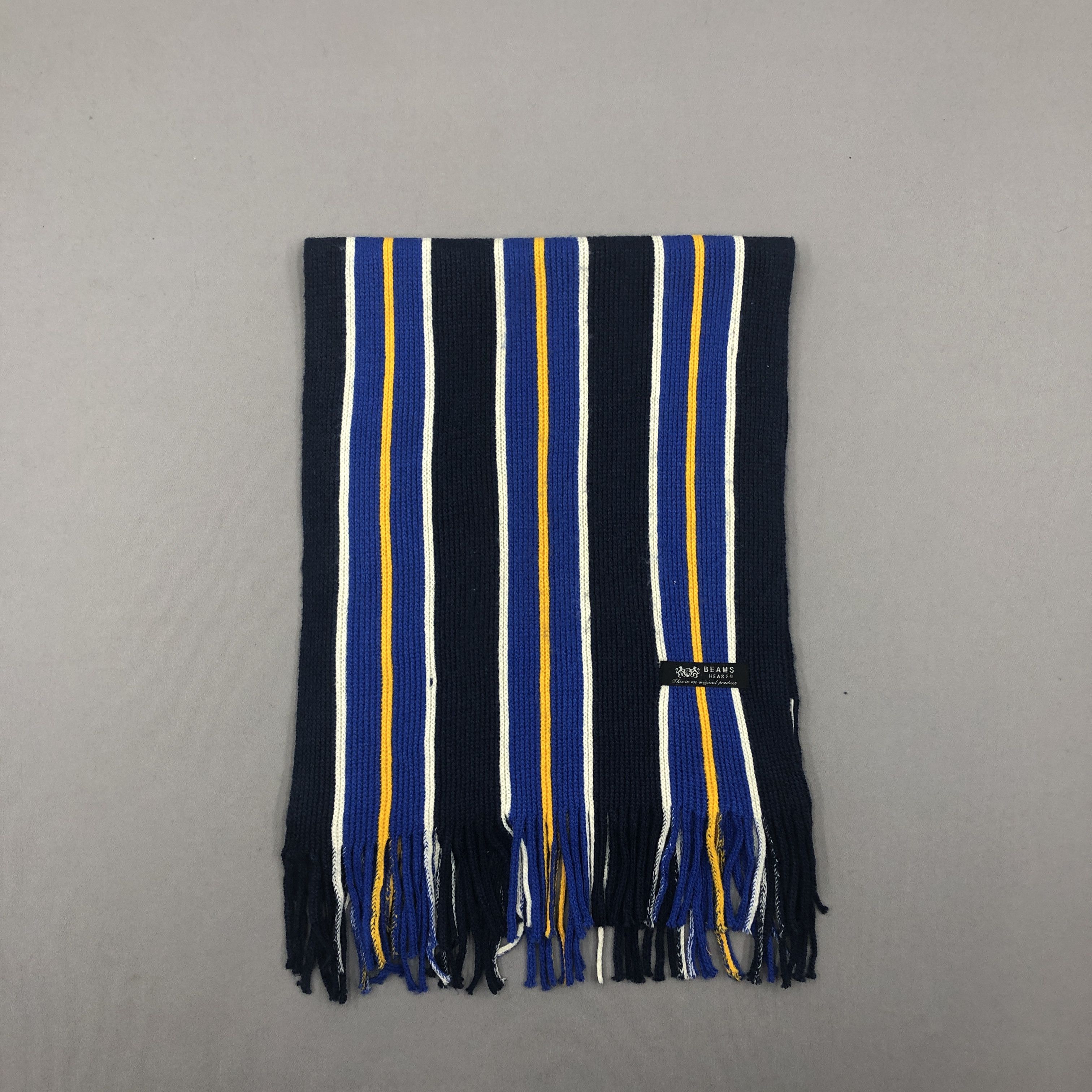 Beams Plus Vintage Beams Scarf Muffler Wool Cashmere Scarves Size ONE SIZE - 3 Thumbnail