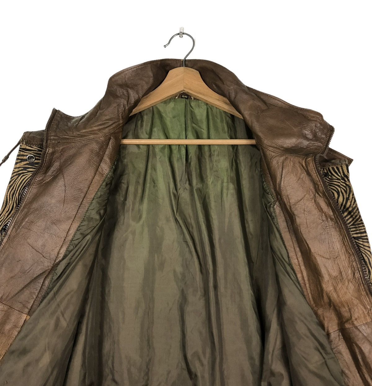 Japanese Brand 🔥VINTAGE BIKER LEATHER JACKET ECHT LEDER ISSEY MIYAKE Size US M / EU 48-50 / 2 - 16 Thumbnail