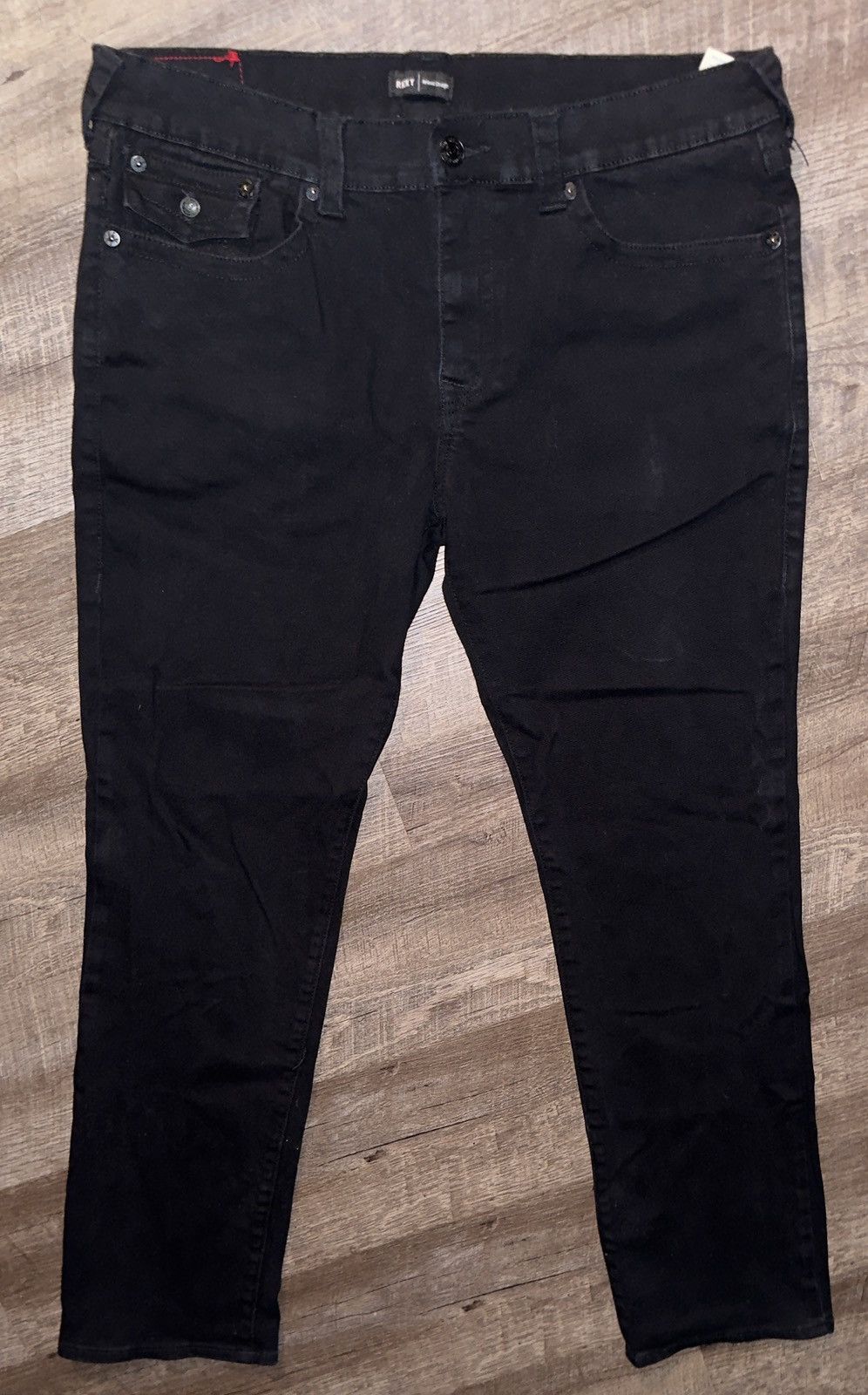 True Religion All Black True Religion Ricky Relaxed Size US 38 / EU 54 - 2 Thumbnail