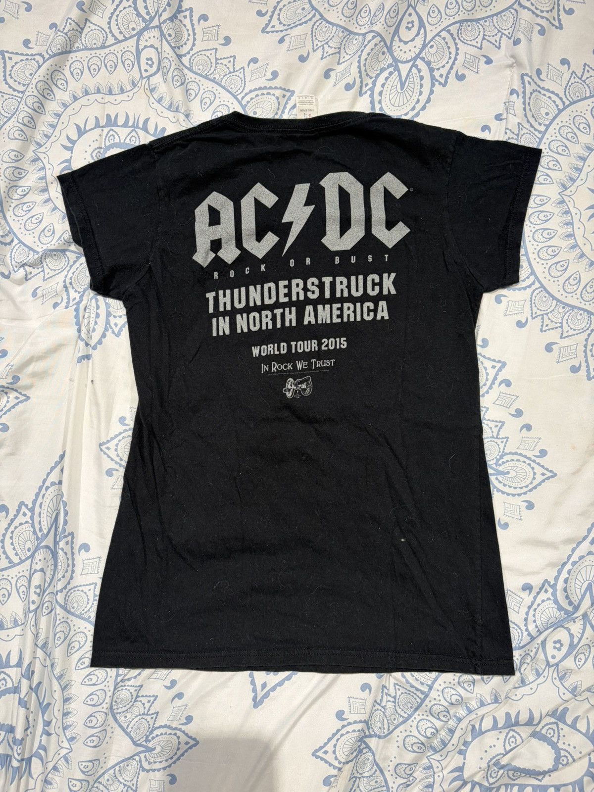 Vintage AC/DC Shirt W Medium Size M / US 6-8 / IT 42-44 - 2 Thumbnail