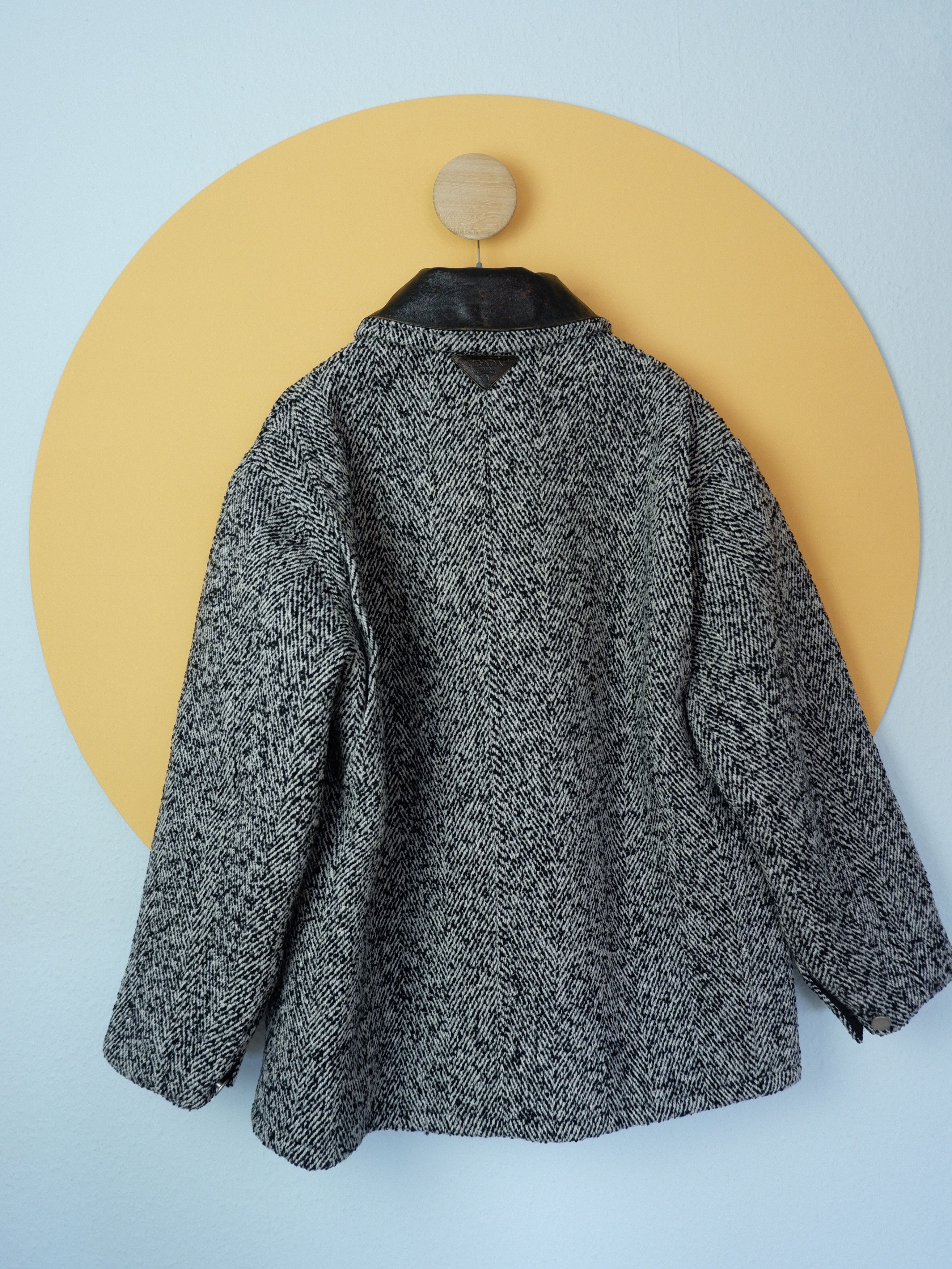 Prada Best price! 7k Prada oversized jacket runway AW24 Size US L / EU 52-54 / 3 - 5 Thumbnail