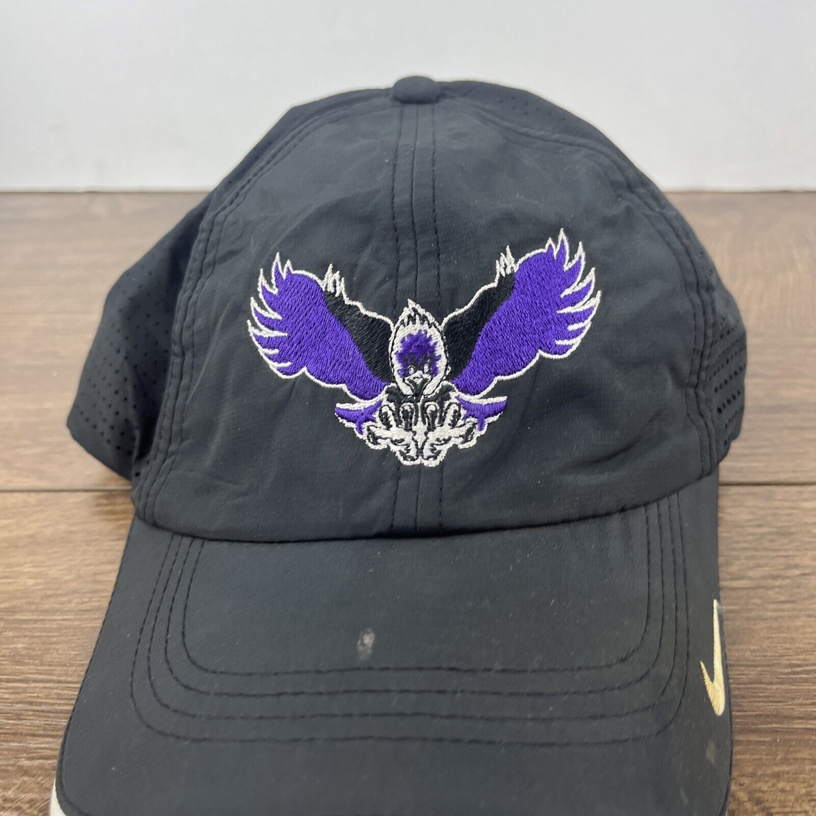 Nike Ravens Nike Hat Black Hat Adjustable Adult Size Black Hat Ca Size ONE SIZE - 6 Thumbnail