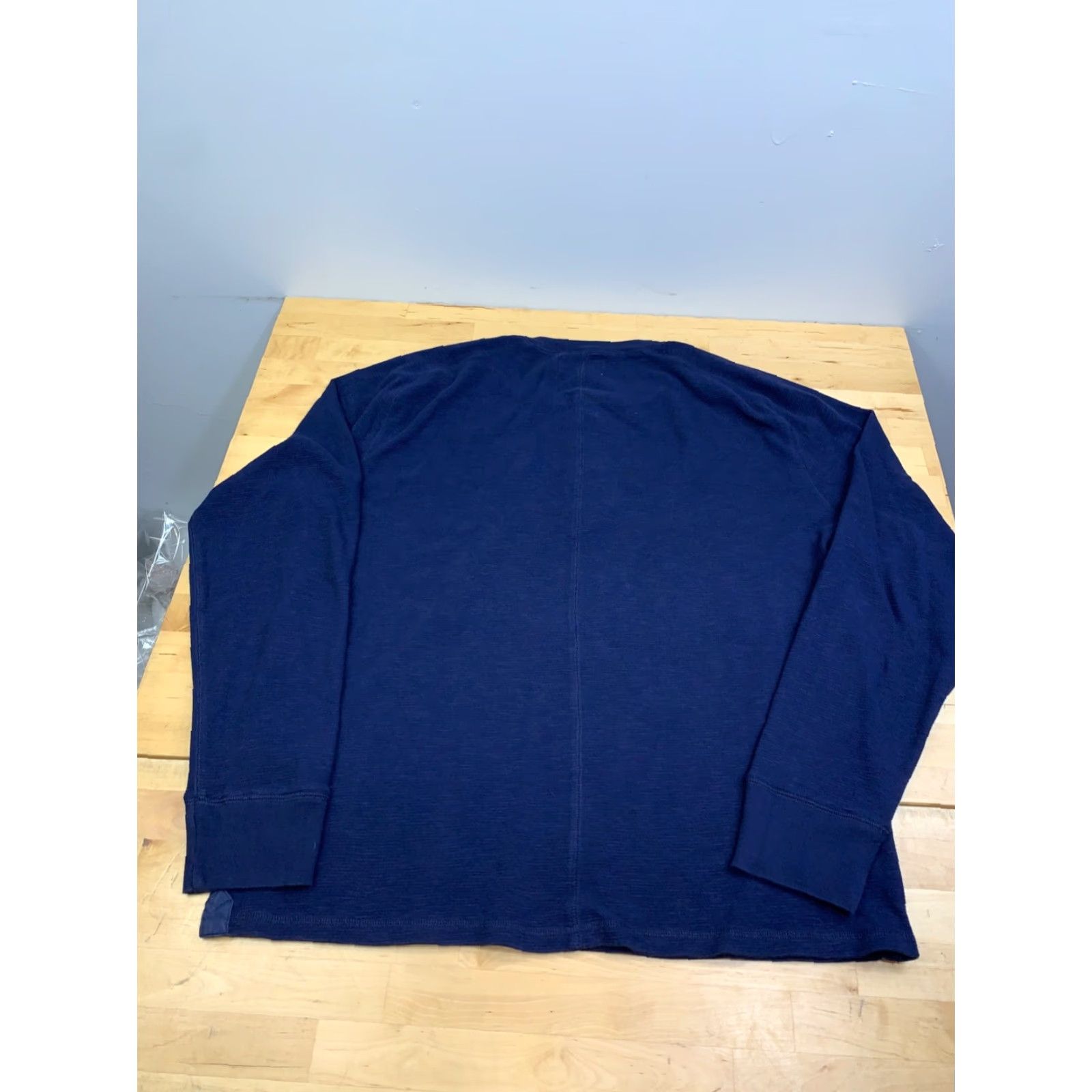 Vintage VINTAGE Jack Spade Henley Shirt Long Sleeve Men XL Blue Casual Pullover 12951 Size US XL / EU 56 / 4 - 7 Thumbnail