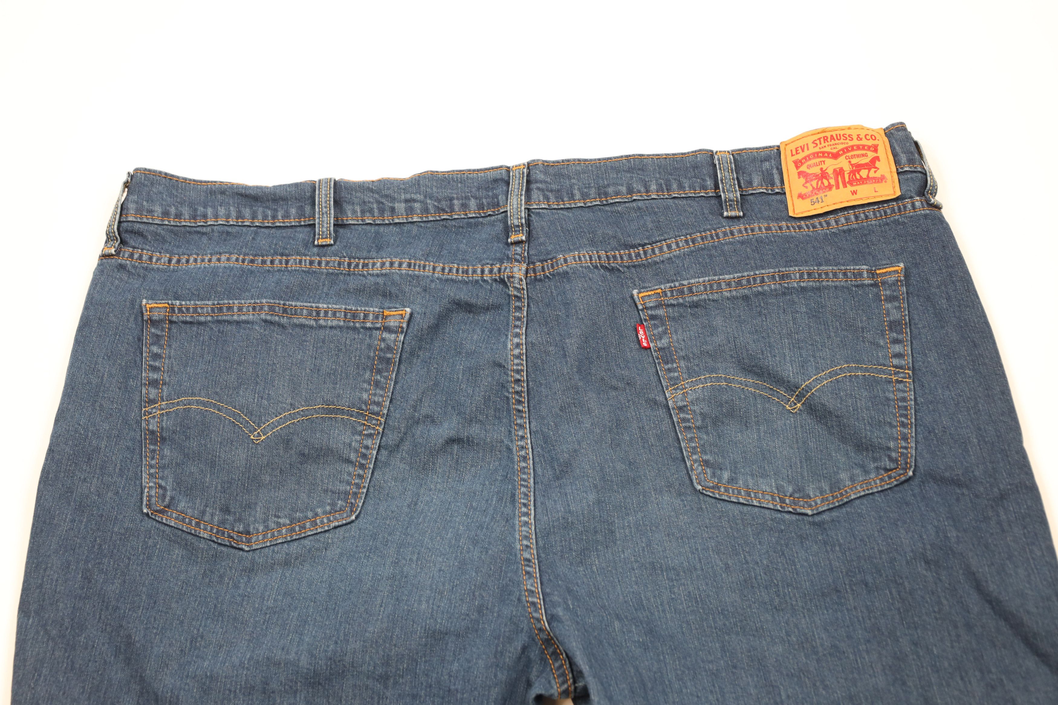 Levi's Vintage Y2K Levis 541 Stretch Athletic Fit Tapered Leg Jeans Size US 44 / EU 60 - 8 Thumbnail