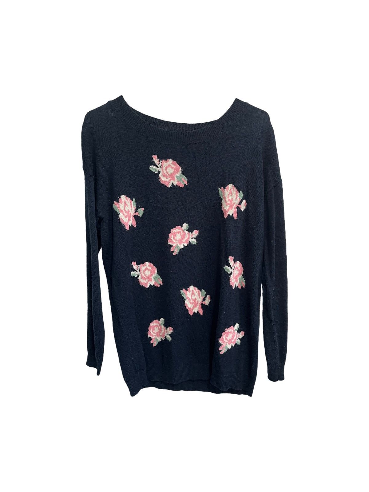 Japanese Brand Tralala x Liz Lisa Doll Coquette Flower Knitted Sweater Size M / US 6-8 / IT 42-44 - 1 Thumbnail