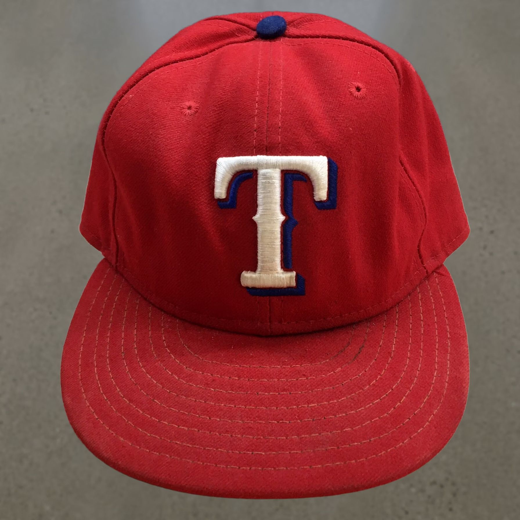 New Era New Era Texas Rangers Fitted Baseball Cap Hat Mens 7.5CM Red Adjustable MBL Size ONE SIZE - 1 Thumbnail
