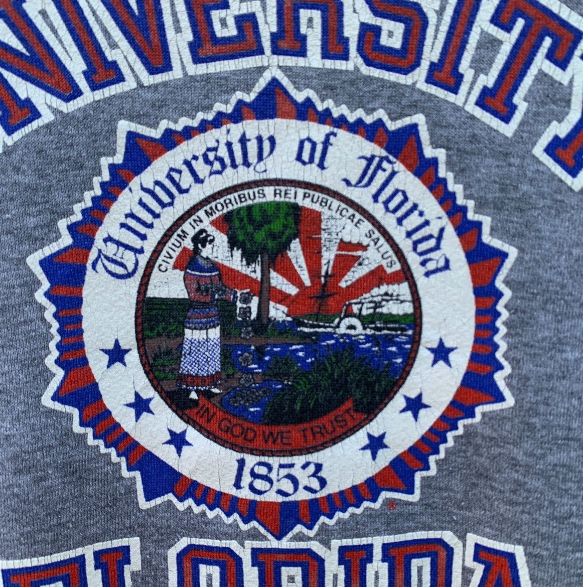 Jerzees × Vintage Vintage 80s Jerzees University Of Florida Crewneck Size S / US 4 / IT 40 - 6 Thumbnail