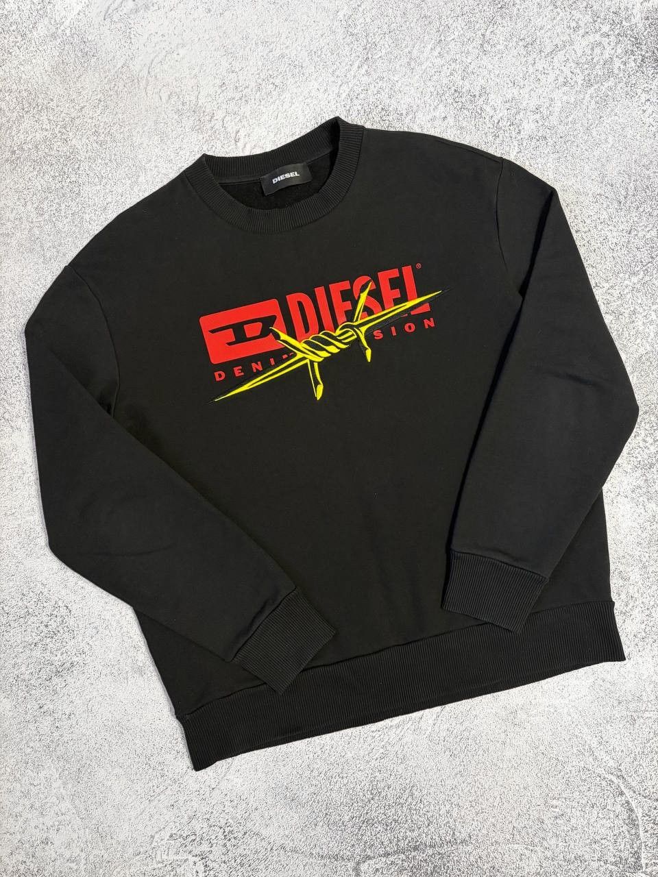 Diesel Diesel Big Logo Crew Neck Sweatshirt Size US L / EU 52-54 / 3 - 2 Thumbnail