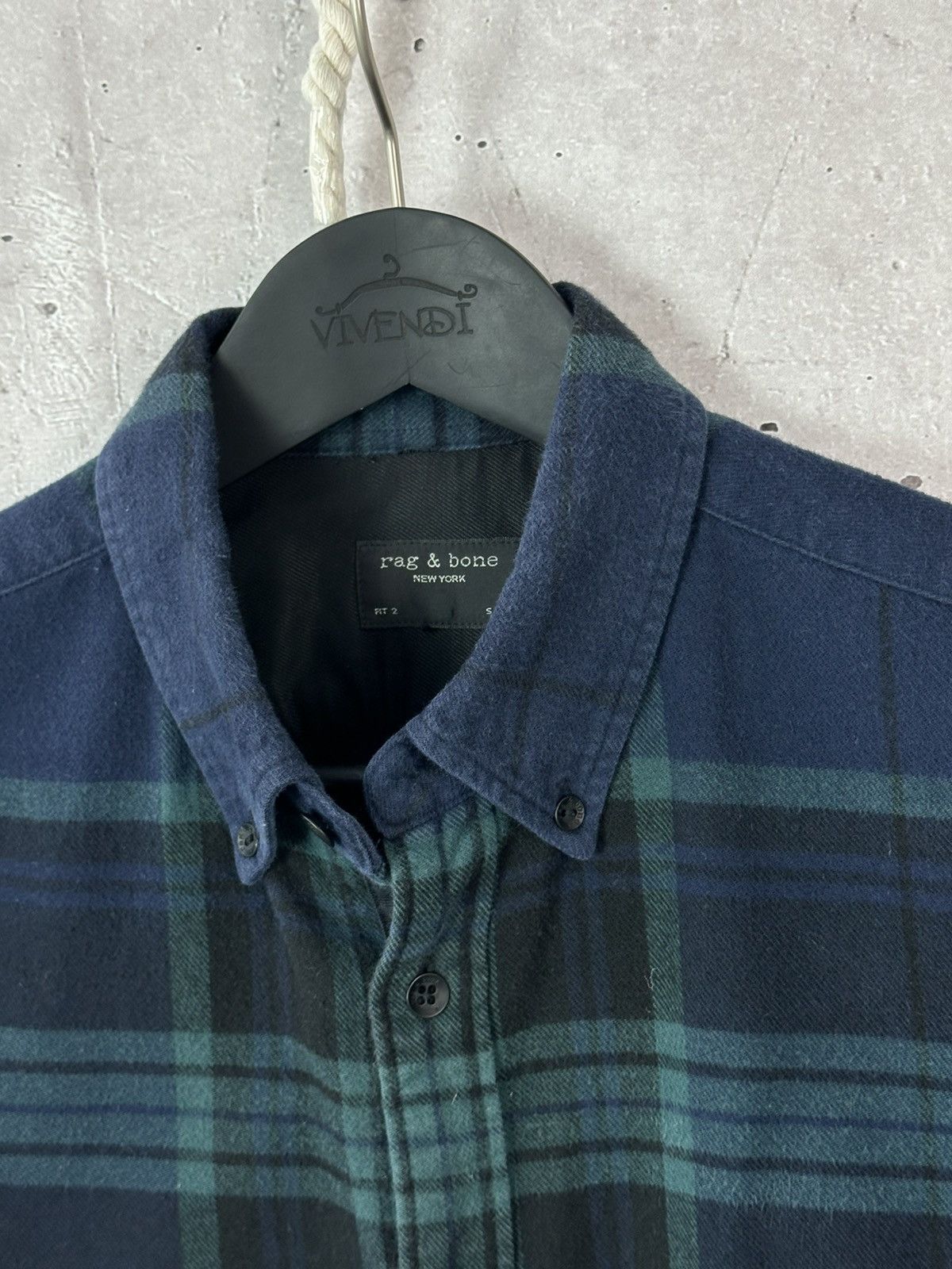 Rag & Bone × Vintage Rag & Bone Flanell Check Cotton Long Sleeve Shirt Size US S / EU 44-46 / 1 - 4 Thumbnail