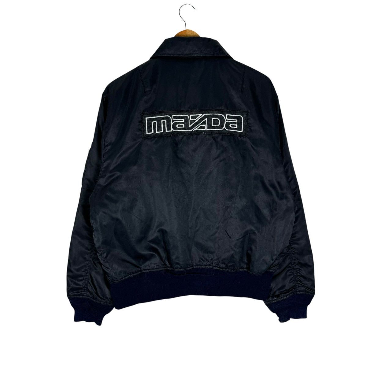 Other 🌟VINTAGE MAZDA BOMBER LIGHT ZIPPER JACKET Size US L / EU 52-54 / 3 - 1 Thumbnail