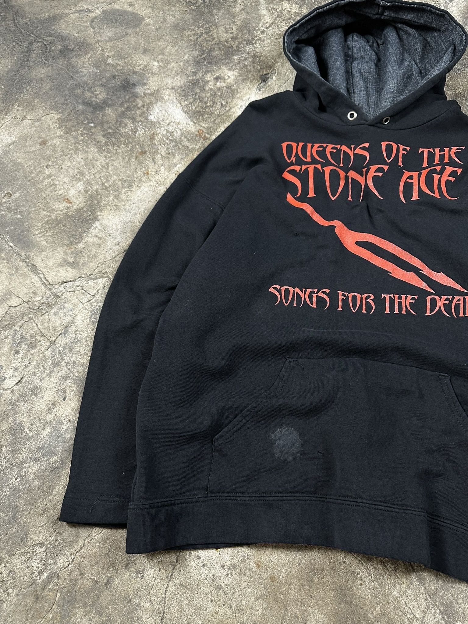 Band Tees Rare 90s Queens Of The Stone Age Songs For The Deaf Hoodie Size US L / EU 52-54 / 3 - 4 Thumbnail