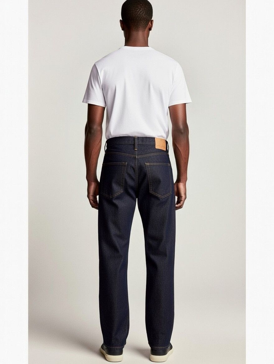 Levi's Levi's Dark Indigo Straight Jeans Size US 28 / EU 44 - 2 Thumbnail