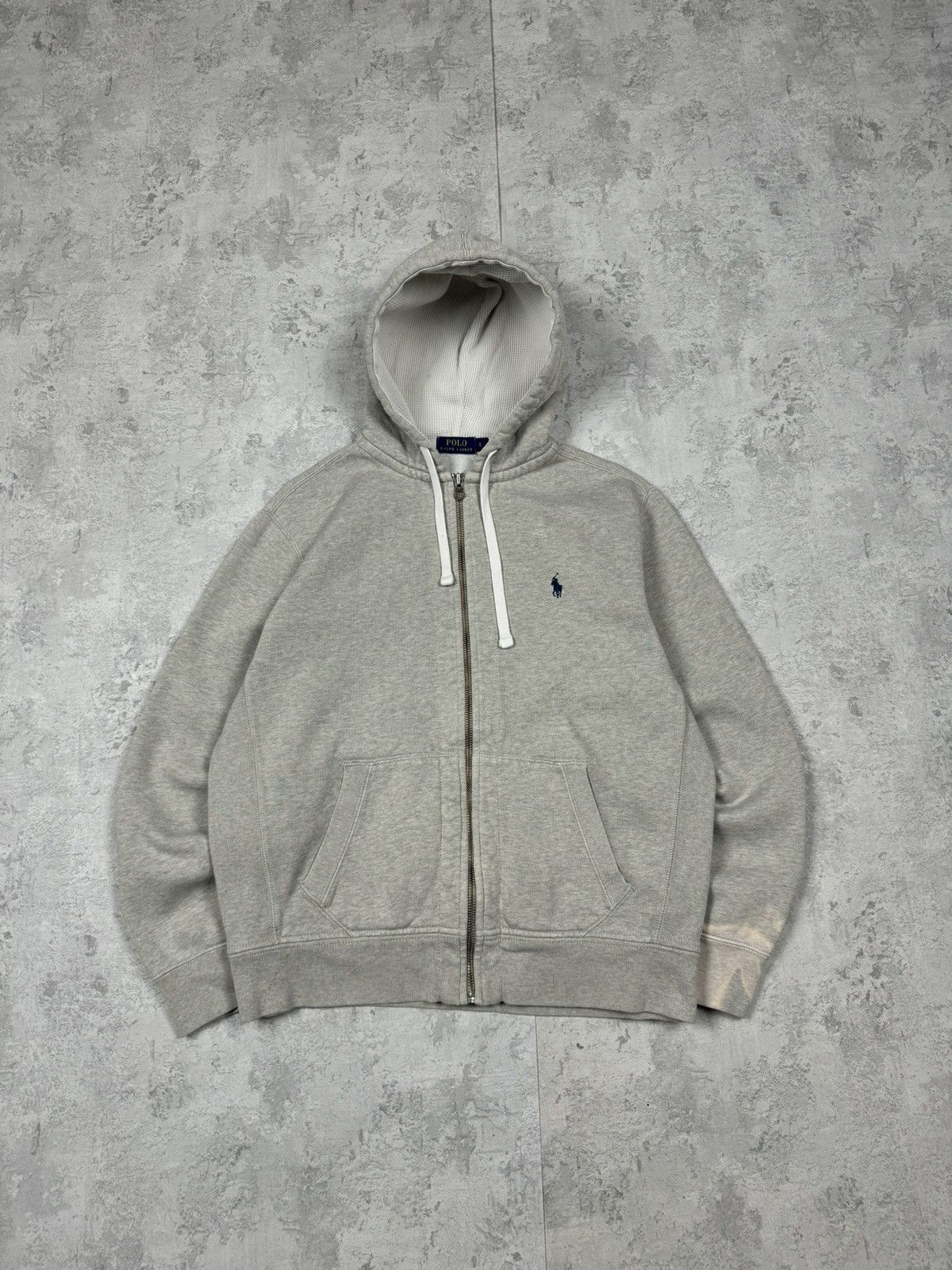 Polo Ralph Lauren Polo Ralph Lauren Y2K Gray Zip Hoodie Size L Size US L / EU 52-54 / 3 - 1 Thumbnail