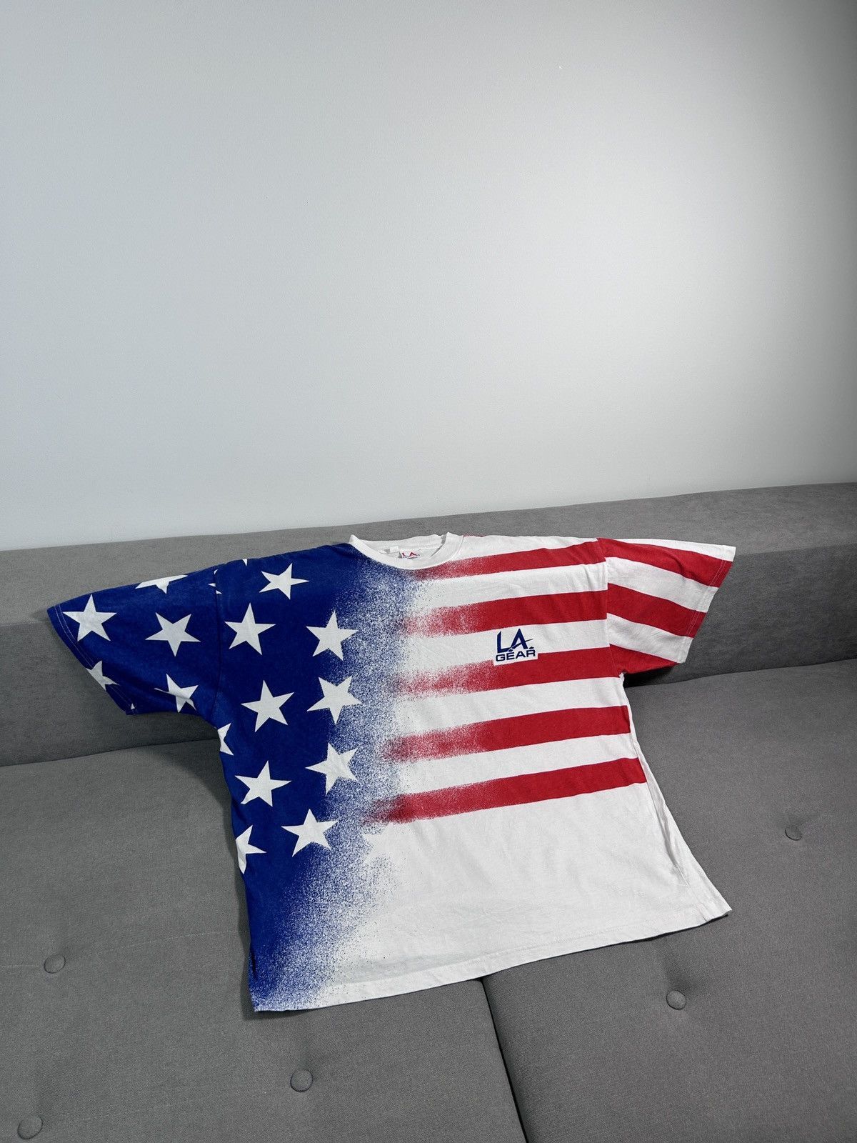 Other 🇺🇸 L.A gear vintage American flag tee 🇺🇸 Size US XL / EU 56 / 4 - 2 Thumbnail