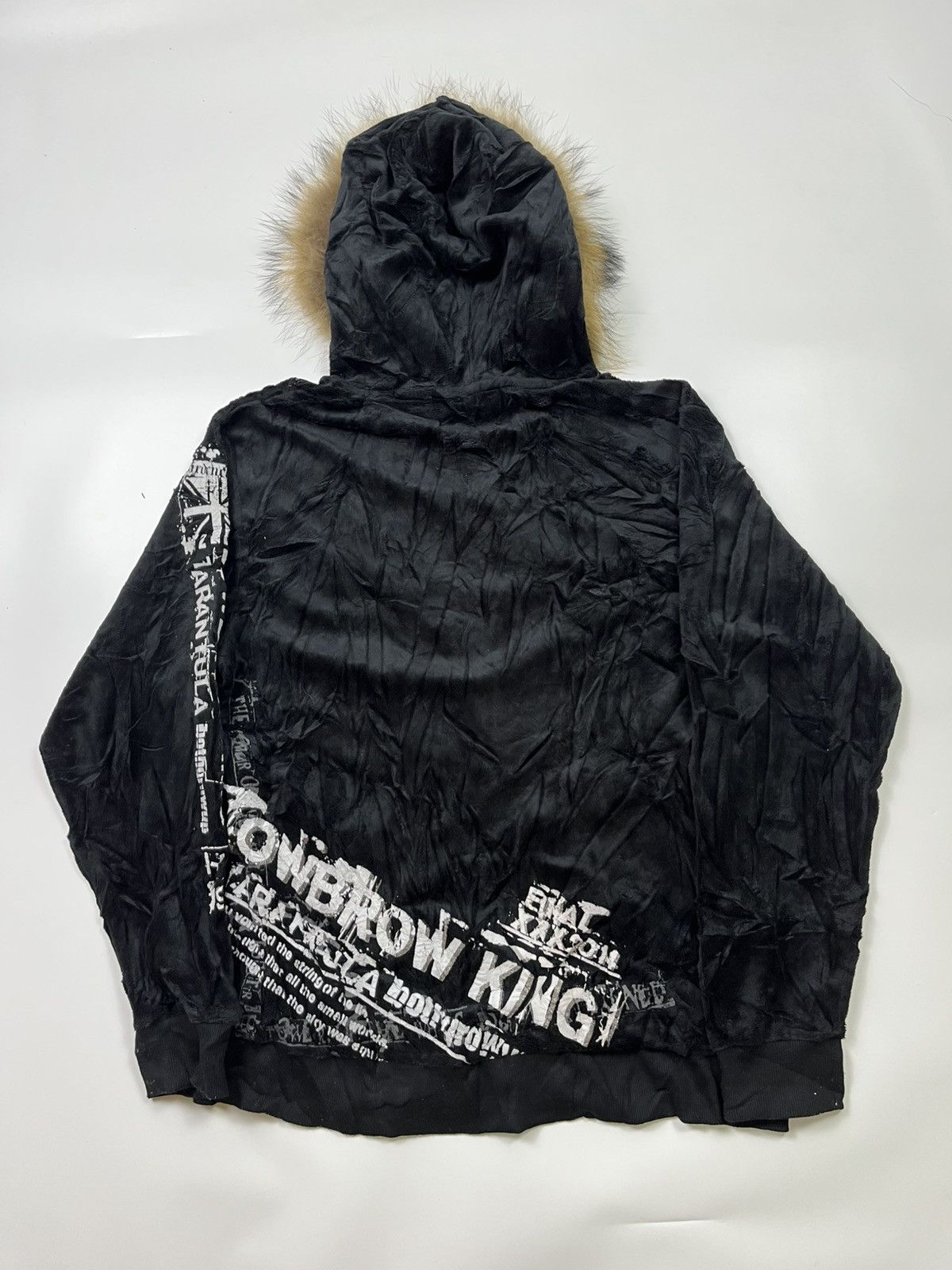 If Six Was Nine × Japanese Brand × Le Grande Bleu (L.G.B.) Japanese Fur hoodie Beaumere Uk style Size US L / EU 52-54 / 3 - 4 Thumbnail