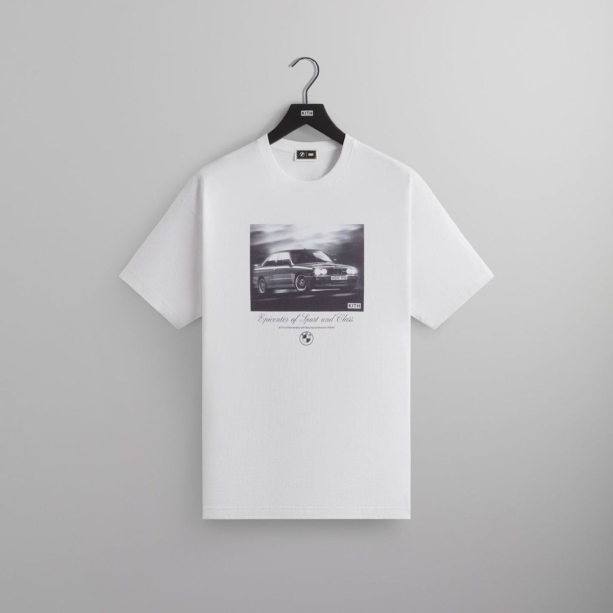 BMW × Kith Kith for BMW M3 Portrait Vintage Tee in “White” T
