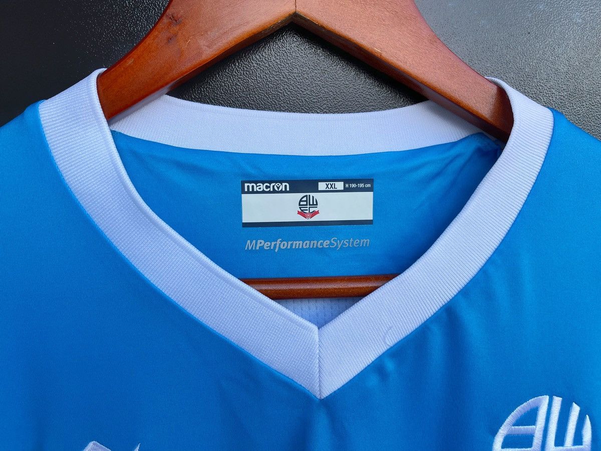 Macron Bolton Wanderers Kit Adult 2XL Shirt Jersey Macron 2022 2023 Size US XXL / EU 58 / 5 - 4 Thumbnail