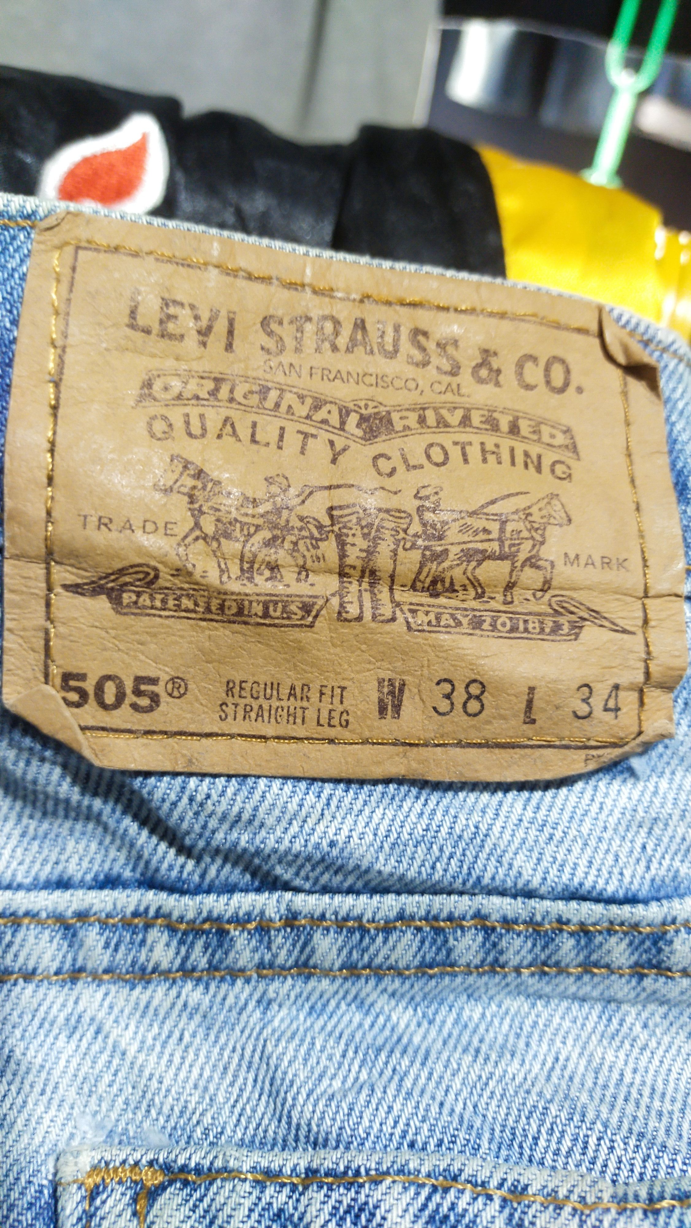 Levi's Vintage Clothing VTG X 505 LEVIS USA OREN TAG Size US 38 / EU 54 - 2 Thumbnail