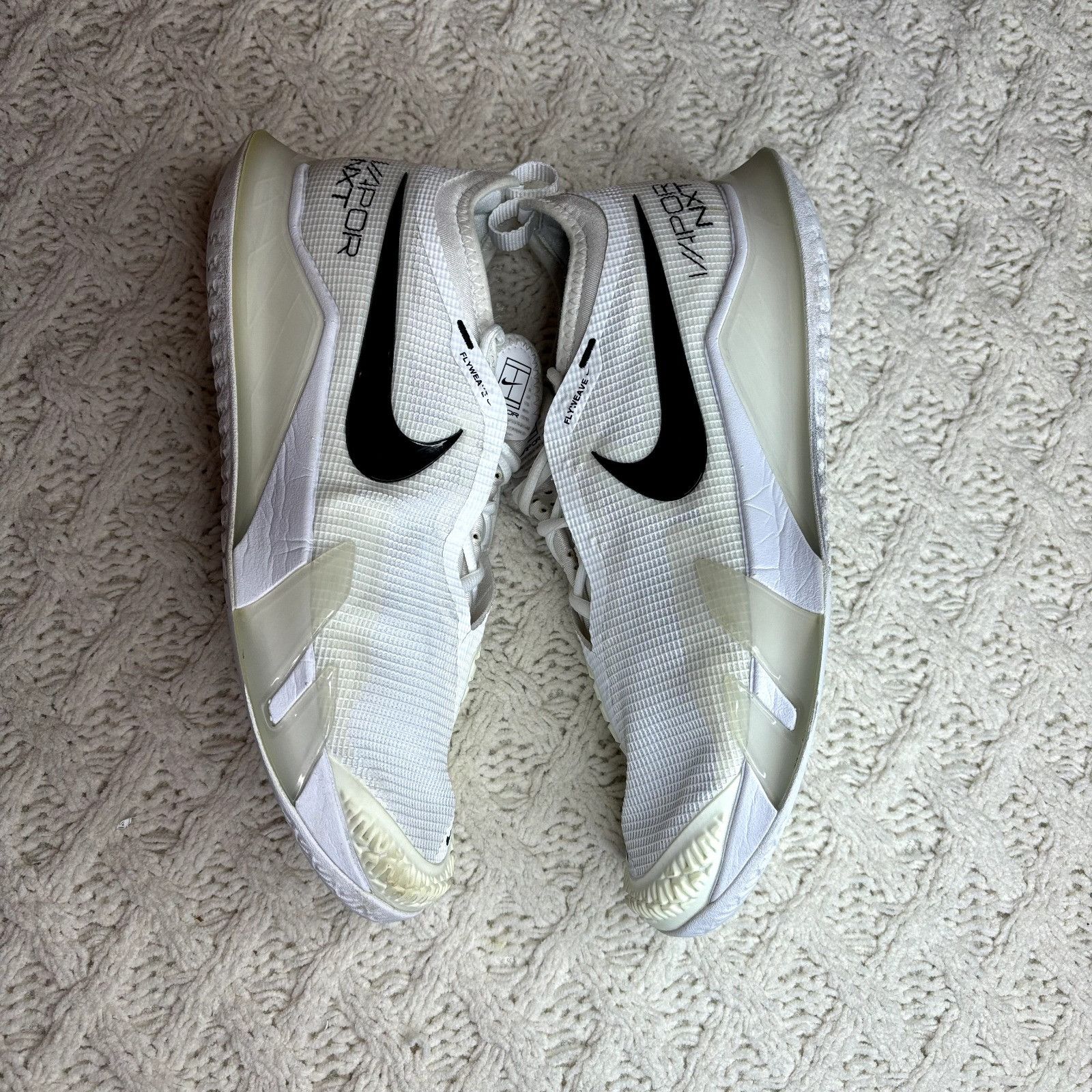 Nike Nike React Vapor NXT HC White Black Men's Tennis Shoes CV072 Size US 8 / EU 41 - 3 Thumbnail