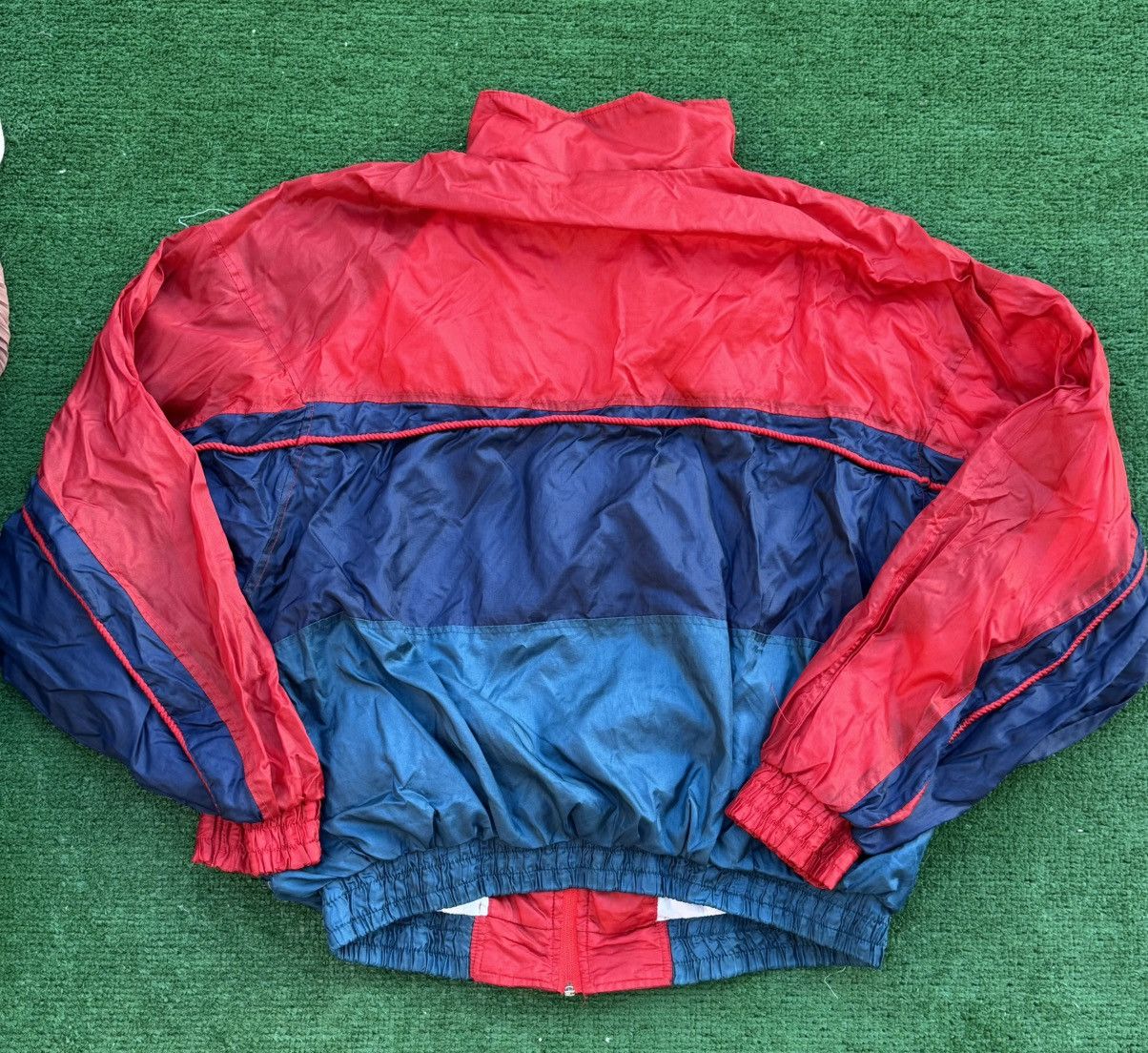 Dunlop Dunlop red and blue windbreaker jacket Size US L / EU 52-54 / 3 - 8 Thumbnail