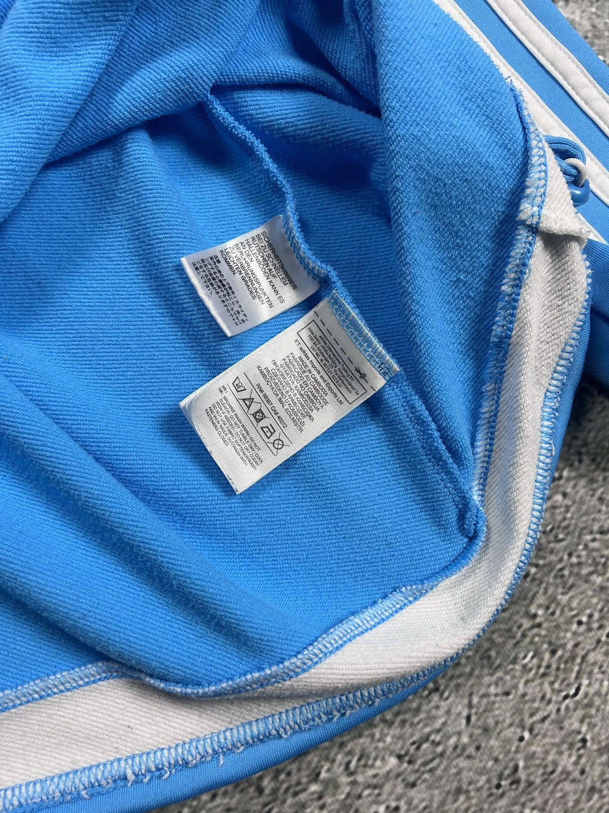 Adidas Olympique Marseille Adidas sweatshirt asymmetrical zip blue Size US S / EU 44-46 / 1 - 6 Thumbnail