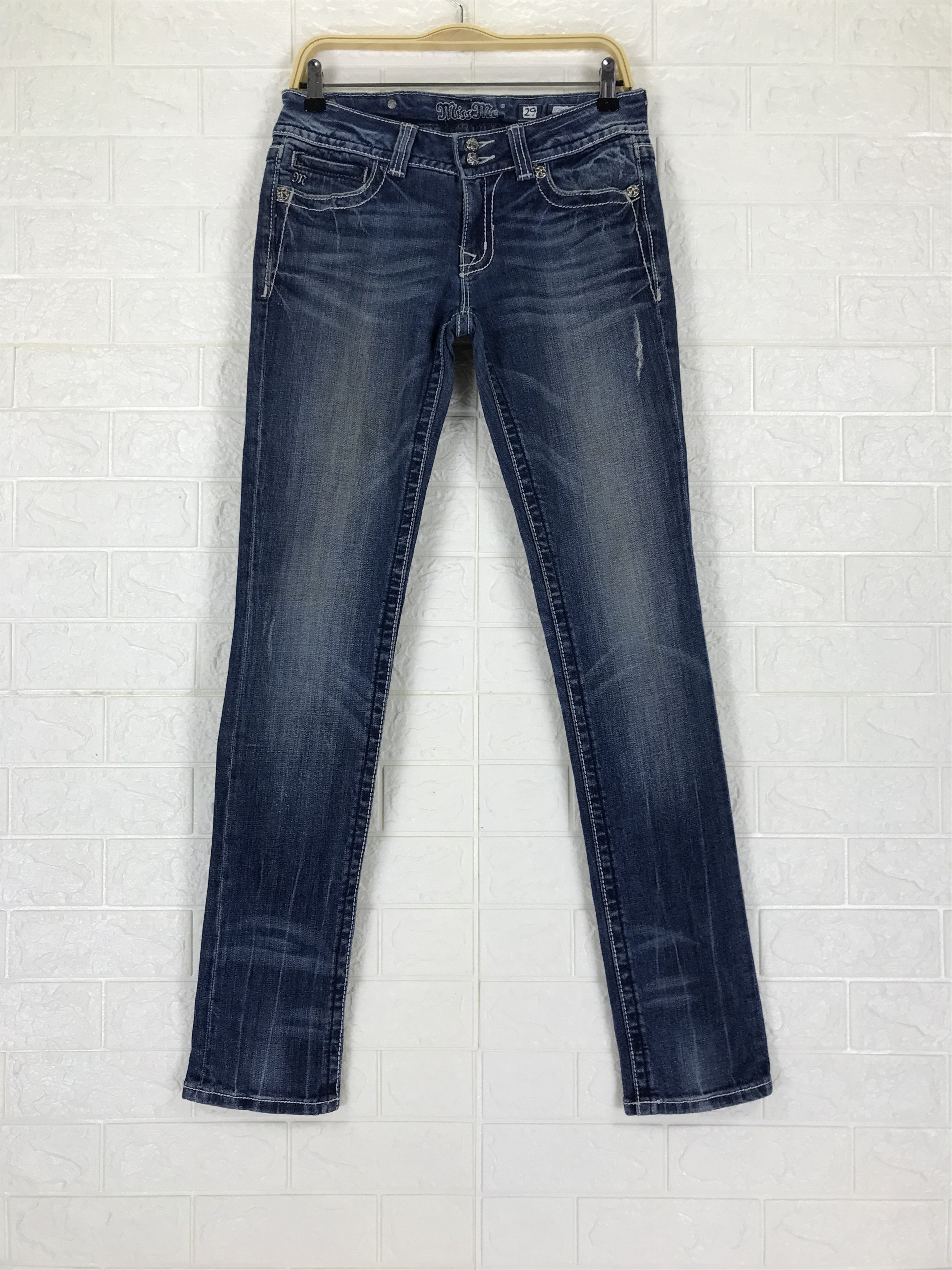 Miss Me Miss Me Cross Stud Jeans Size 29" - 5 Thumbnail