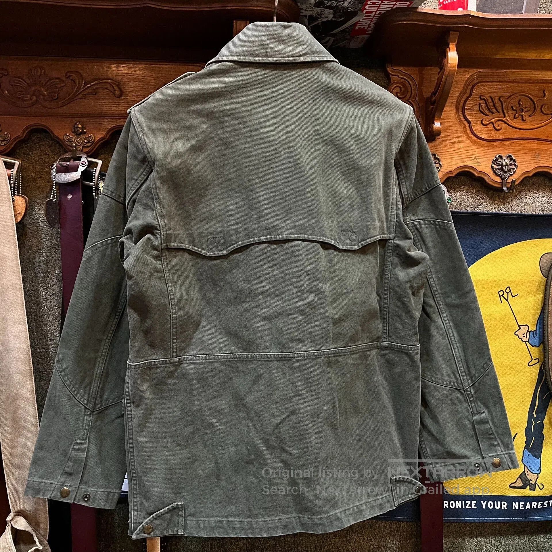 RRL Ralph Lauren vintage ralph lauren military utility jacket. Size US M / EU 48-50 / 2 - 2 Thumbnail