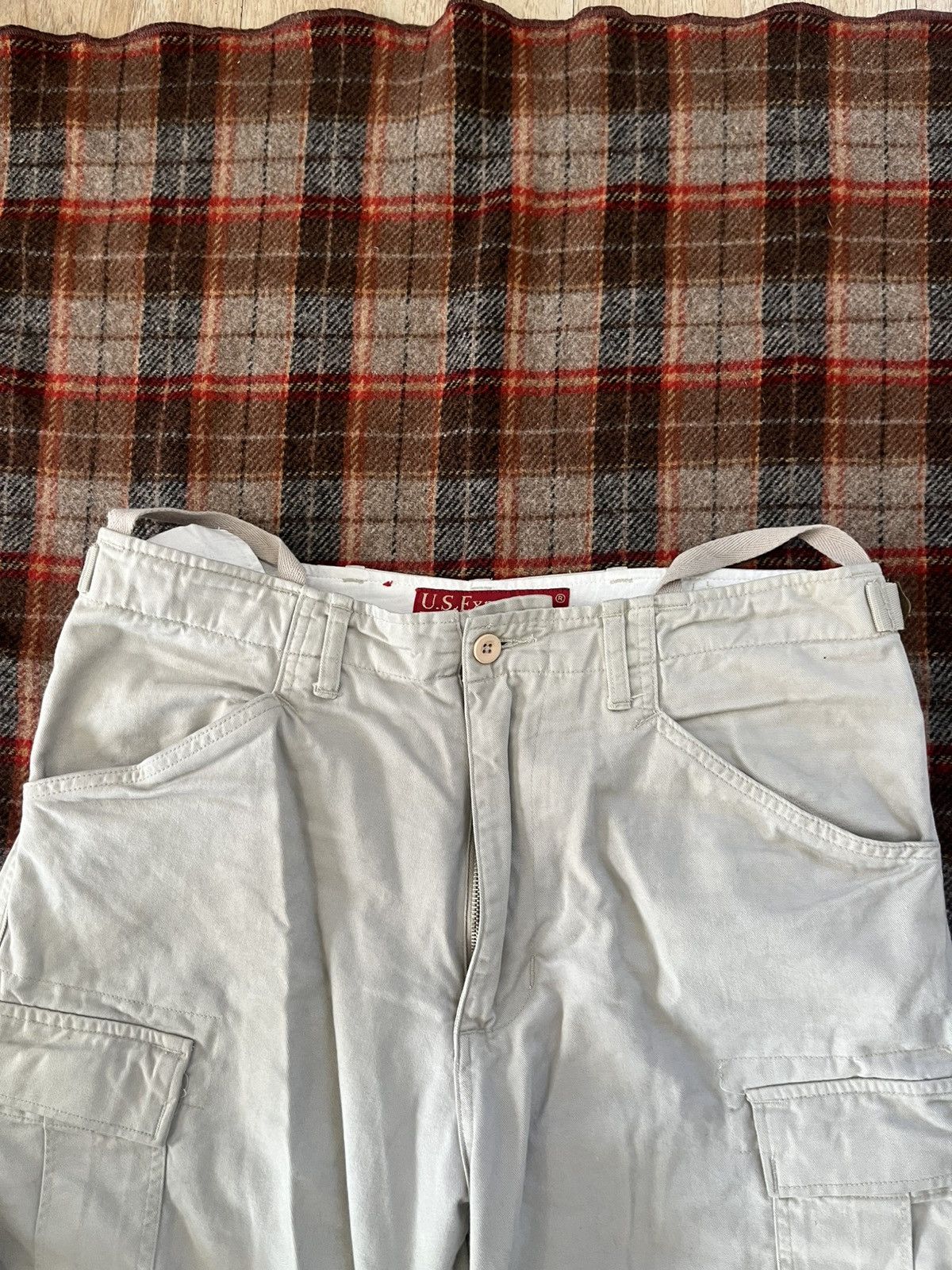 Other Vintage Y2K 2000’s Super baggy Wide leg Cargo skater / pants Size US 34 / EU 50 - 4 Thumbnail