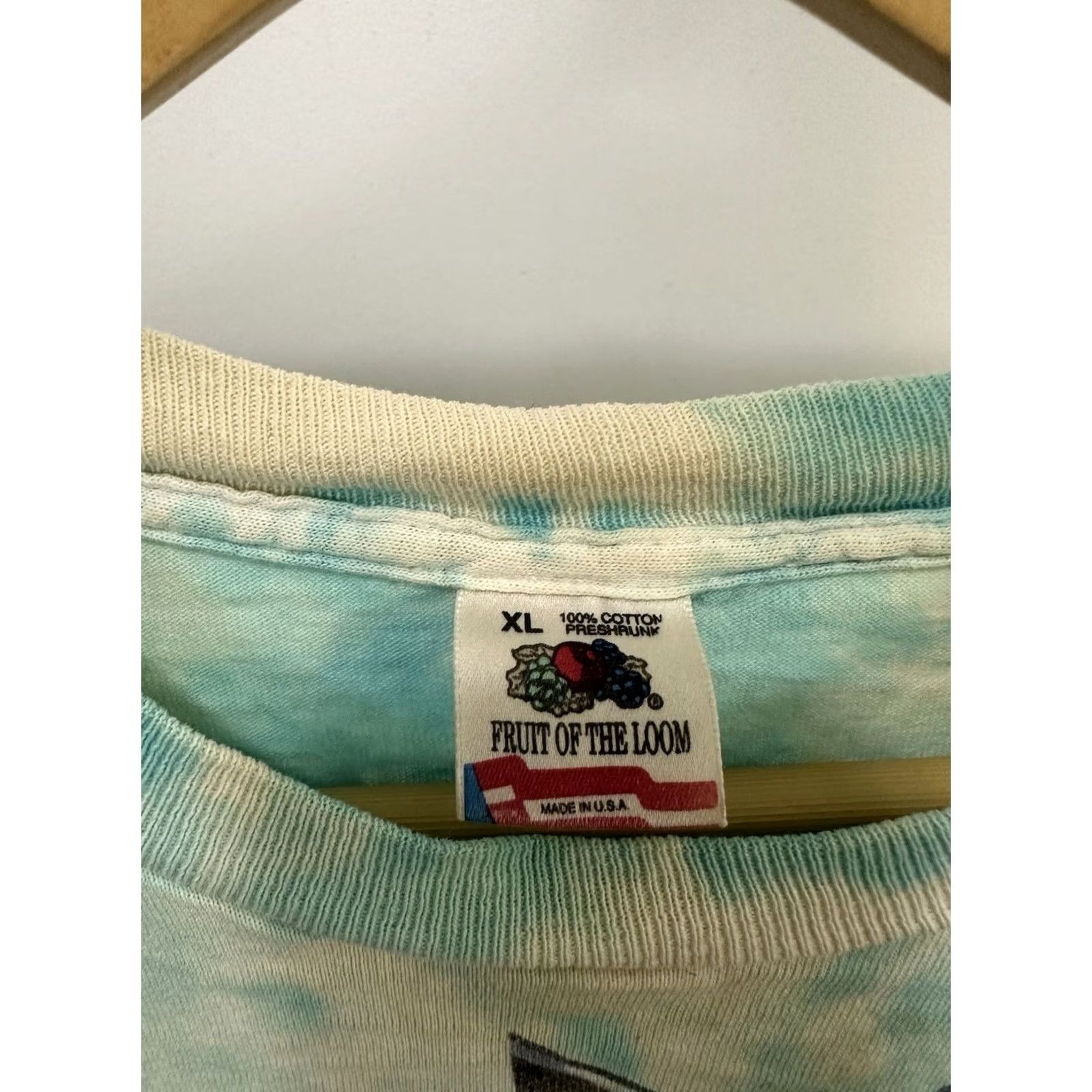 Fruit Of The Loom VTG 90s Space Galaxy Trippy Break Through Crack Tie Dye Dead T-Shirt XL Shirt Mens Multicolor Grateful Dead Lane? Size US XL / EU 56 / 4 - 3 Thumbnail